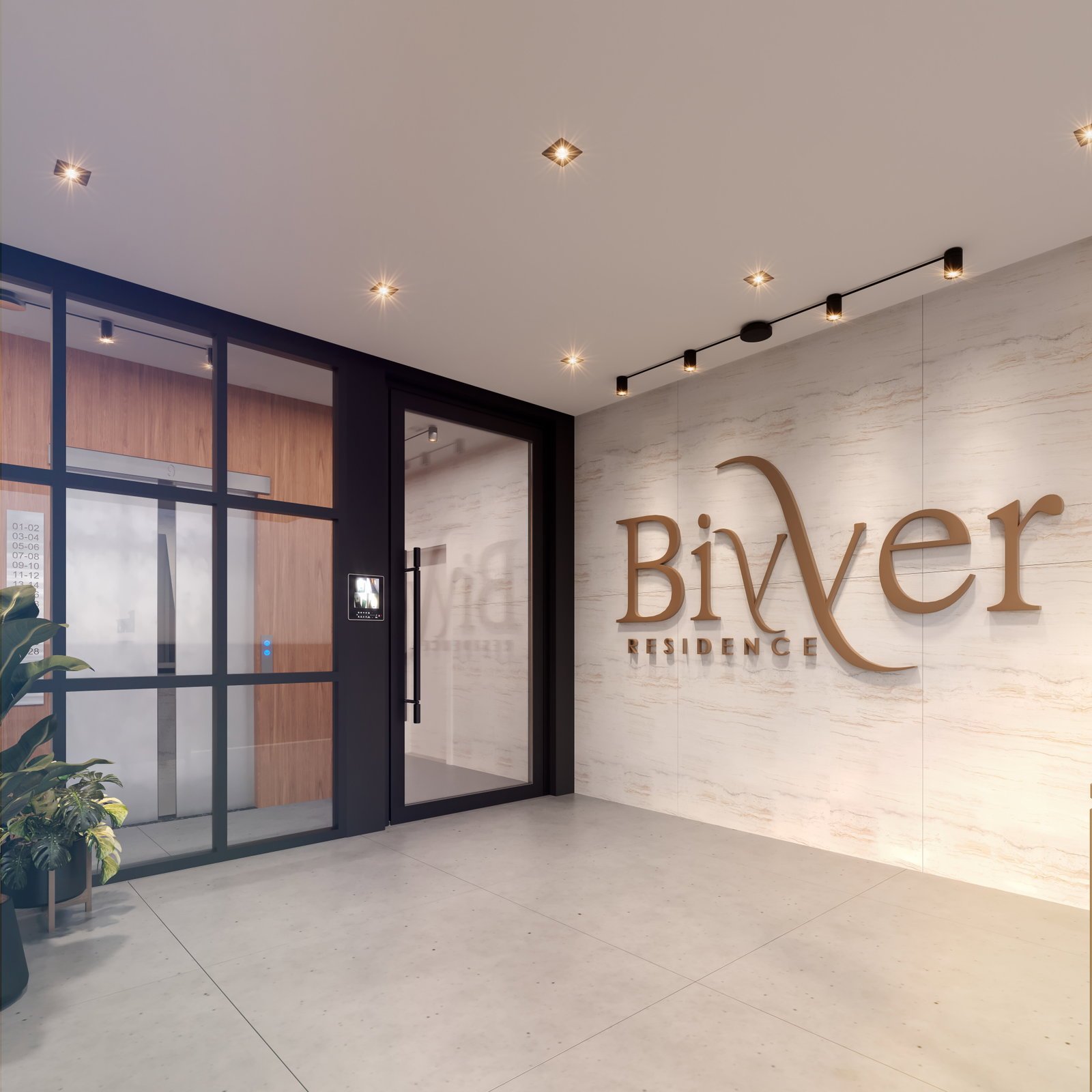 aplat-bivver-hall-01 Apartamento no Bivver Residence em Balneário Piçarras (SC) | BIVVER
