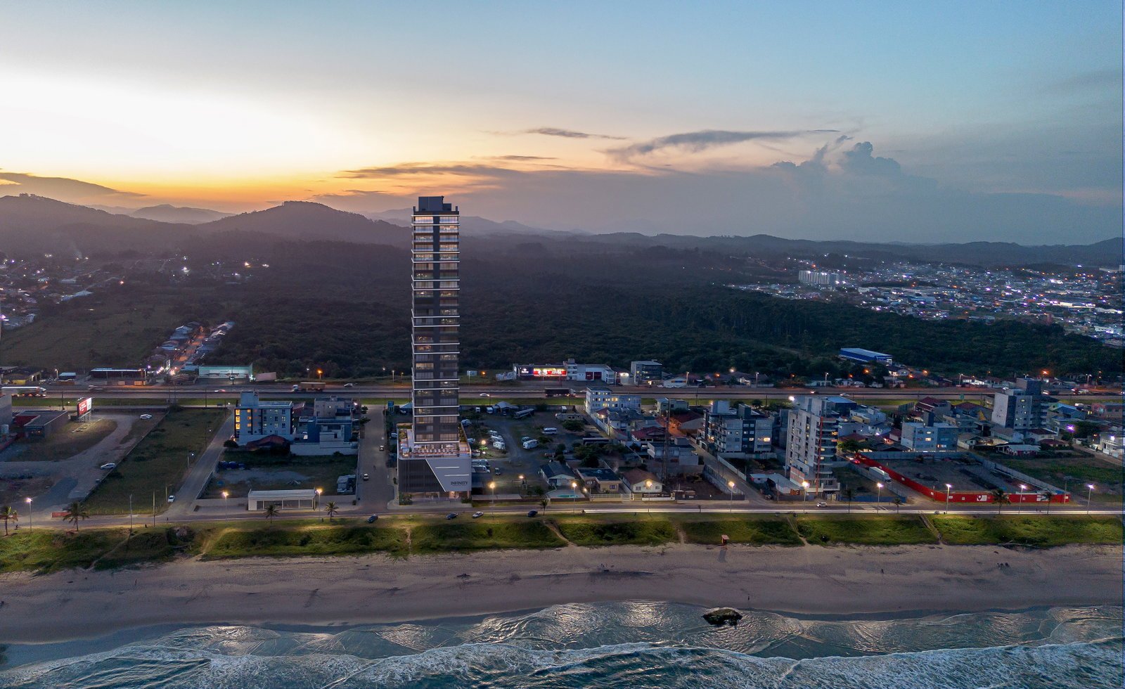 aplat-brcon-infinity-fachada-03 Apartamento no Infinity Exclusive Home em Barra Velha (SC) | BRCON