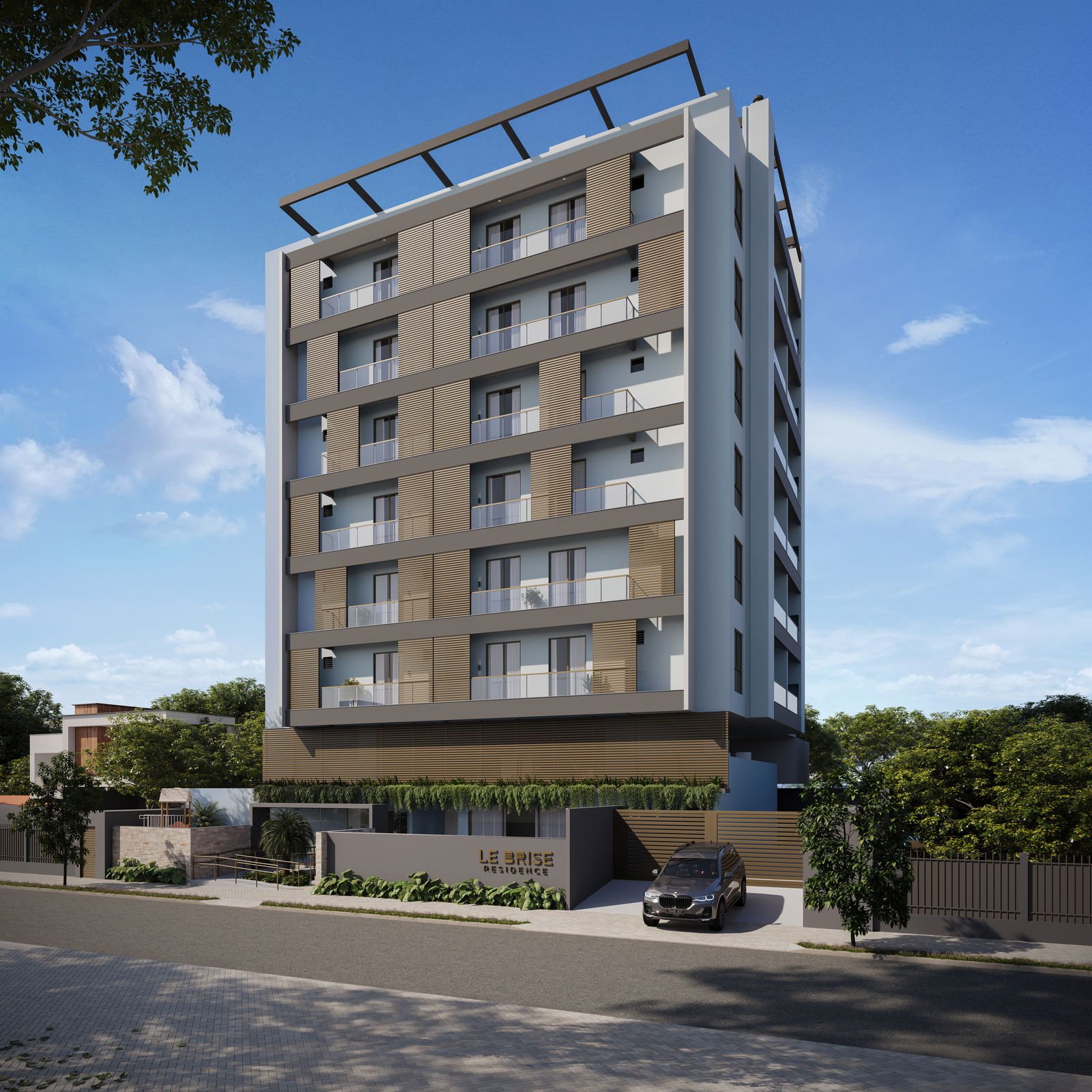 aplat-brcon-le-brise-fachada-01 Apartamento no Le Brise Residence em Joinville (SC) | BRCON