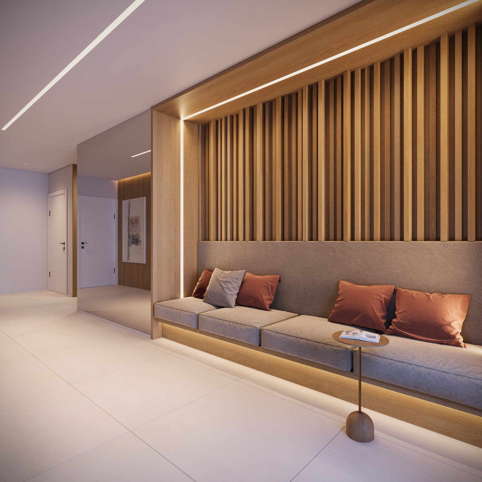 aplat-brcon-le-brise-hall-01 Apartamento no Le Brise Residence em Joinville (SC) | BRCON