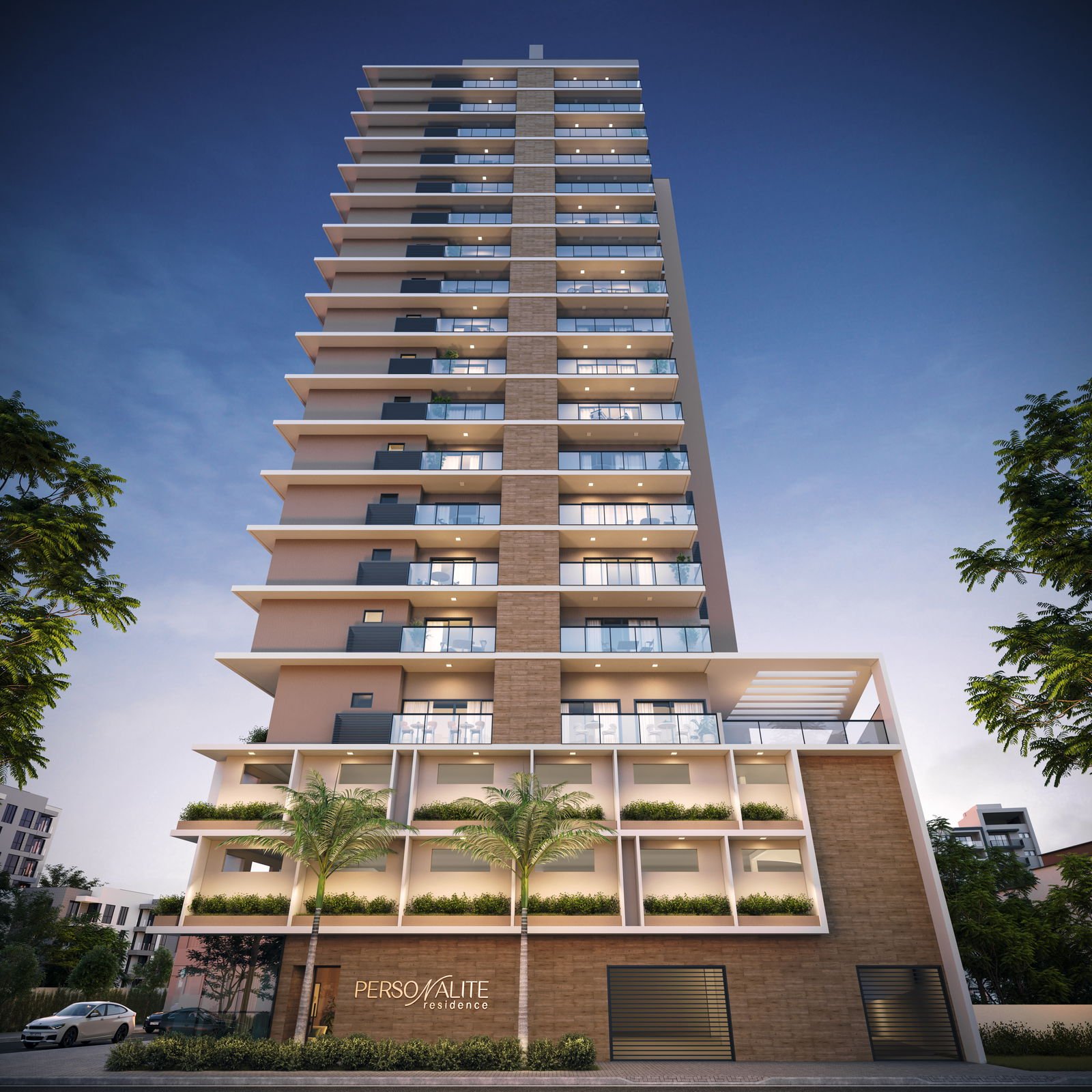 aplat-brcon-personalite-fachada-01 Apartamento no Personalite Residence em Balneário Piçarras (SC) | BRCON