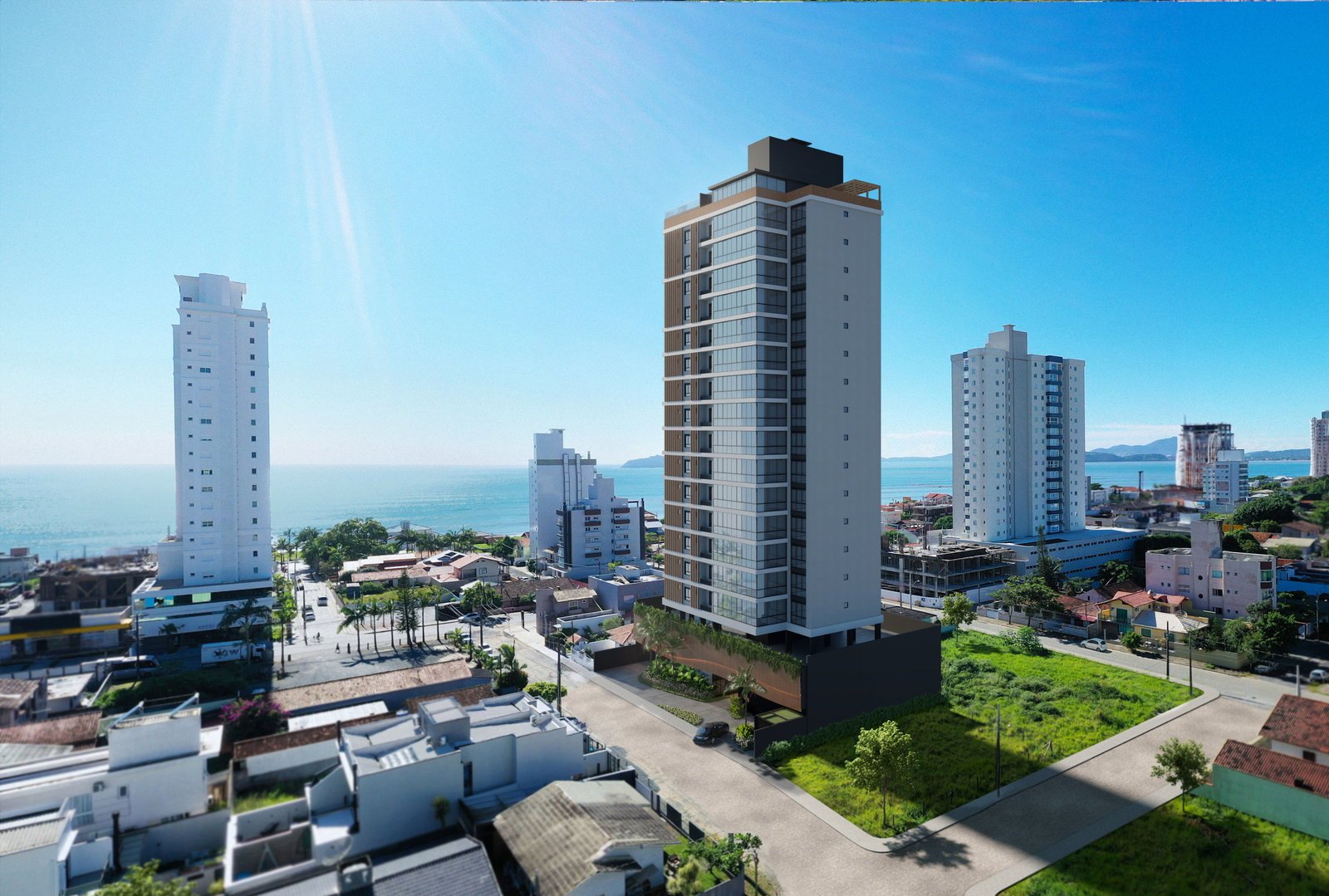 aplat-campos-del-mare-fachada-01 Apartamento no Piazza Del Mare em Balneário Piçarras (SC) | CAMPOS