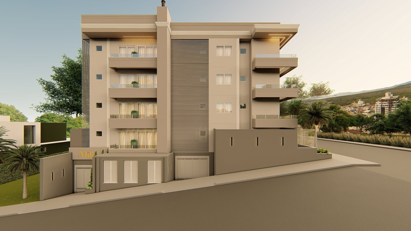 aplat-duomo-milano-fachada-01 Apartamento no Milano Residence em Balneário Piçarras (SC) | DUOMO