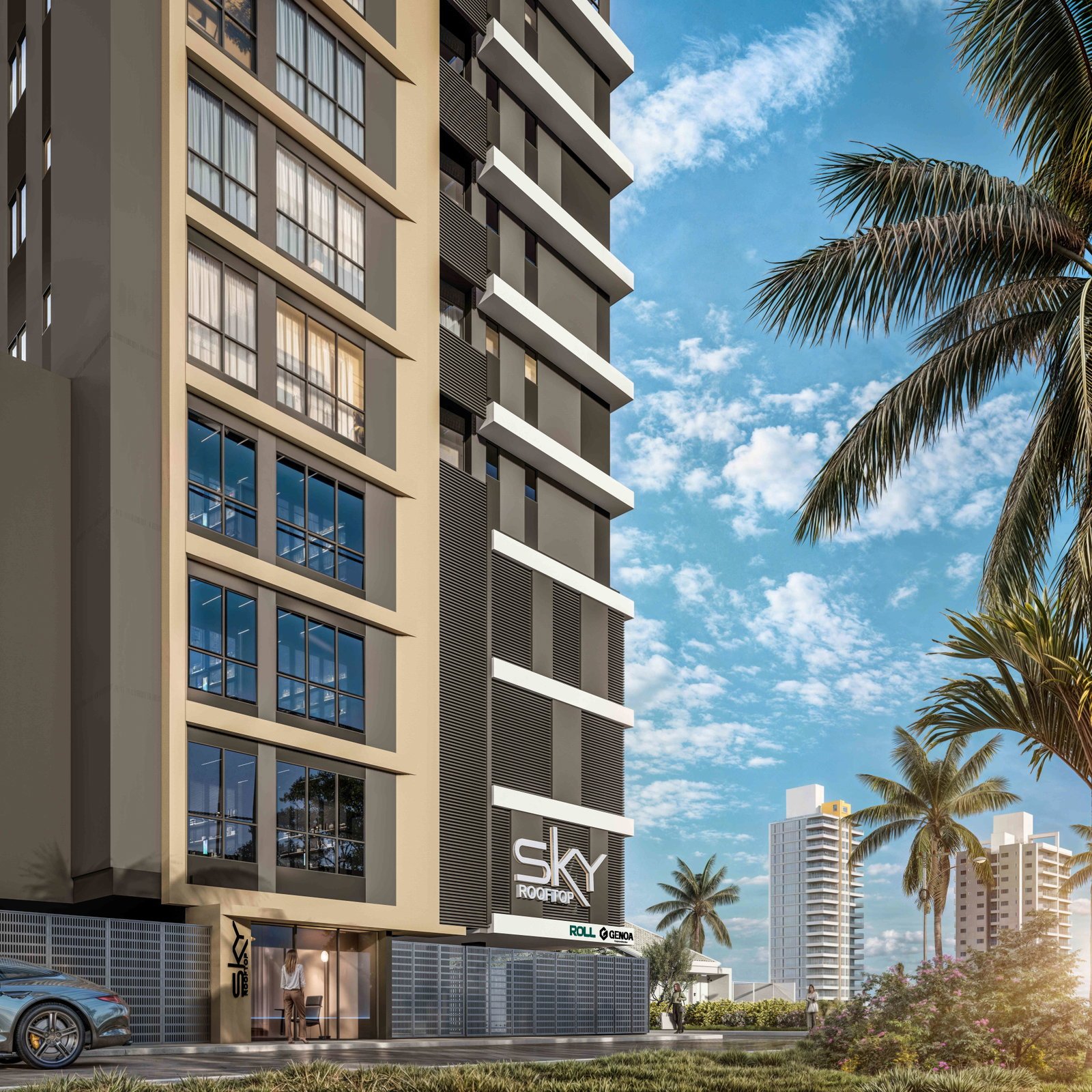 aplat-geno-roll-sky-fachada-03 Apartamento no Sky Rooftop em Balneário Piçarras (SC) | GENOA & ROLL