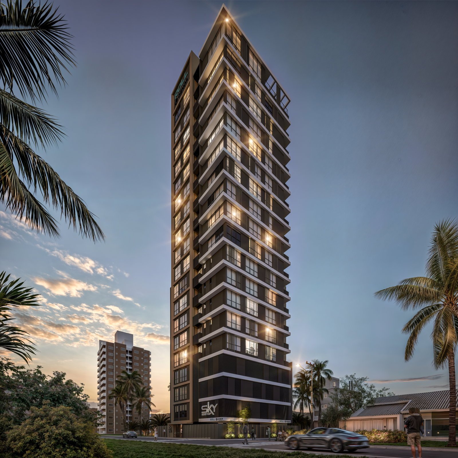 aplat-geno-roll-sky-fachada-05 Apartamento no Sky Rooftop em Balneário Piçarras (SC) | GENOA & ROLL