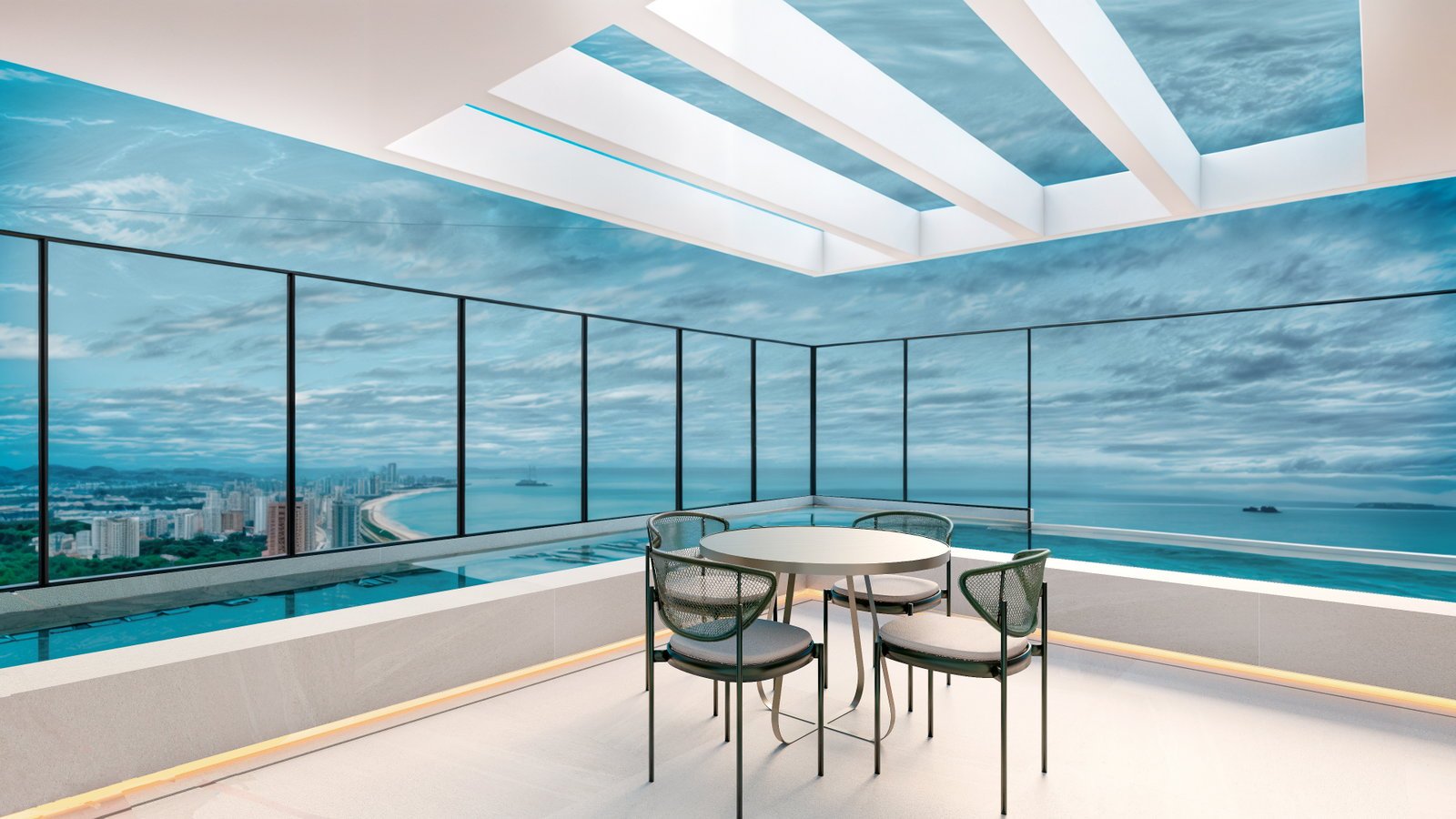 aplat-geno-roll-sky-piscina-03 Apartamento no Sky Rooftop em Balneário Piçarras (SC) | GENOA & ROLL