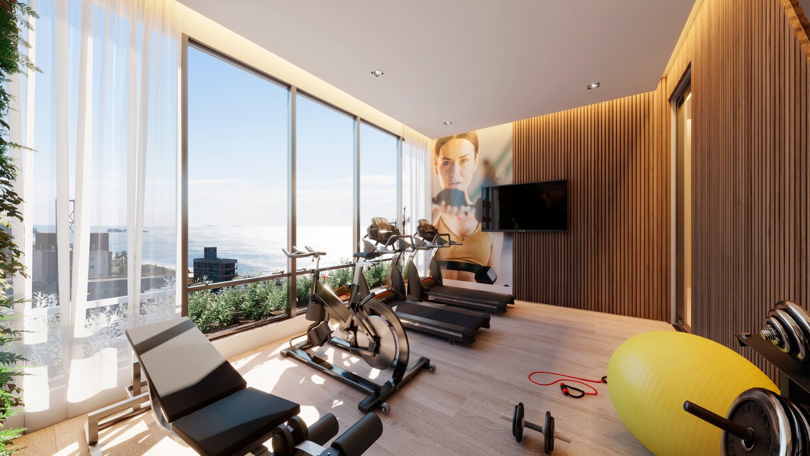 aplat-gpm-ocean-side-academia-01 Apartamento no The Ocean Side Tower em Balneário Piçarras (SC) | GPM