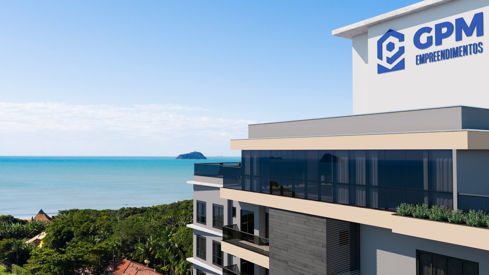 aplat-gpm-ocean-side-fachada-01 Apartamento no The Ocean Side Tower em Balneário Piçarras (SC) | GPM