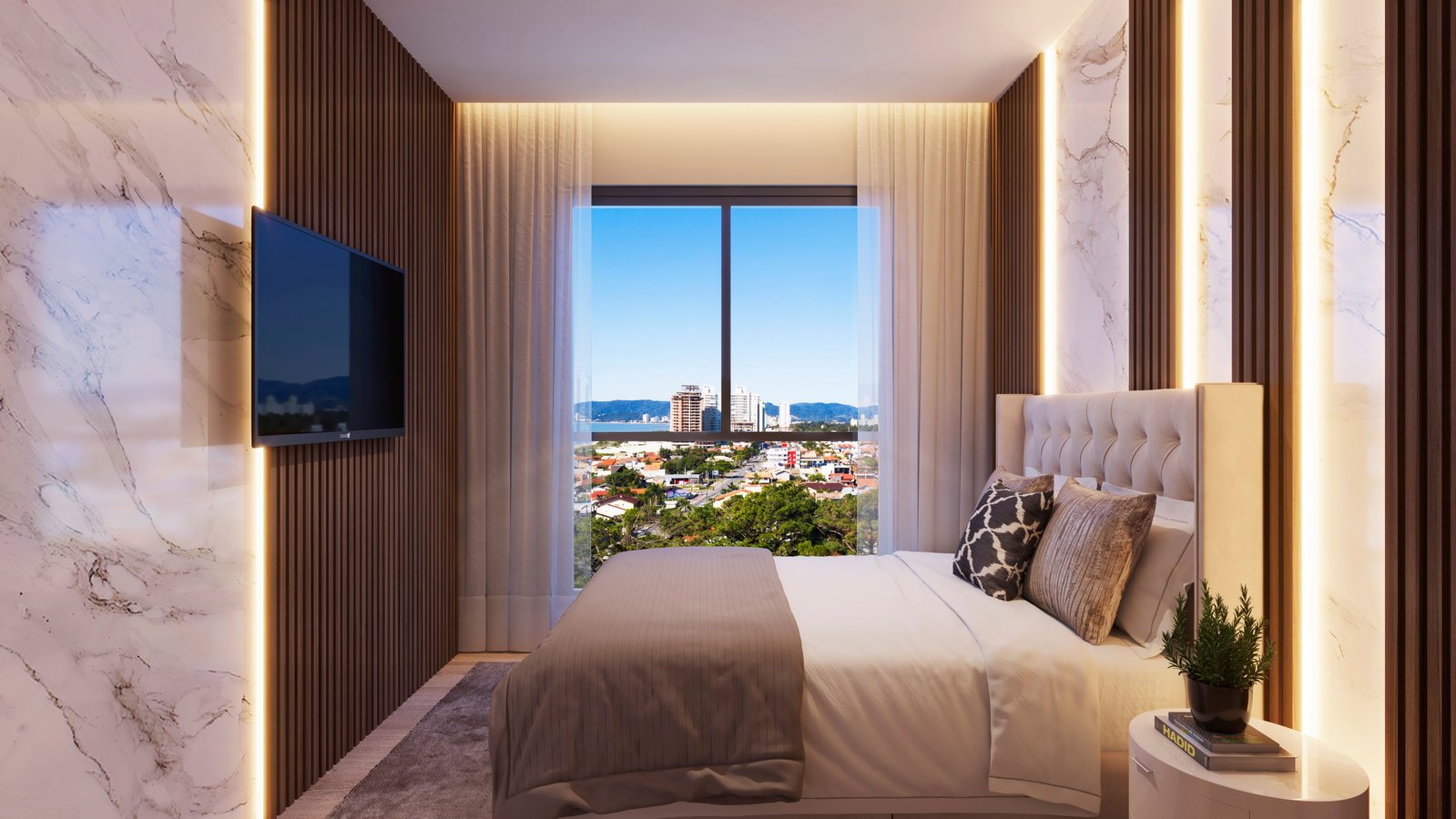 aplat-gpm-ocean-side-suite-01 Apartamento no The Ocean Side Tower em Balneário Piçarras (SC) | GPM