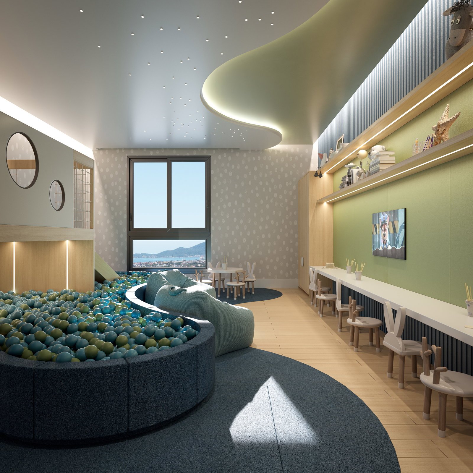 aplat-granada-ivo-trevisani-brinquedoteca-01 Apartamento no IvoTrevisan Tower em Balneário Piçarras (SC) | GRANADA