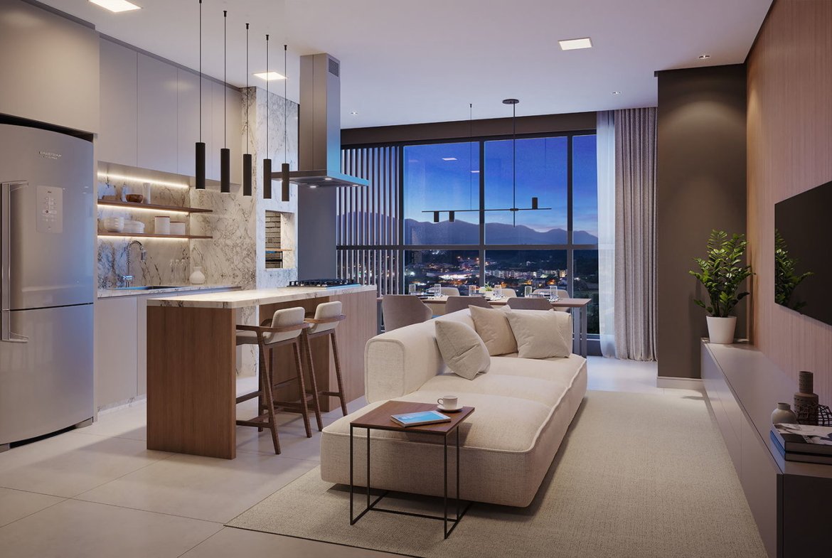 Apartamento no Ekoa Residence em Joinville (SC) | HACASA