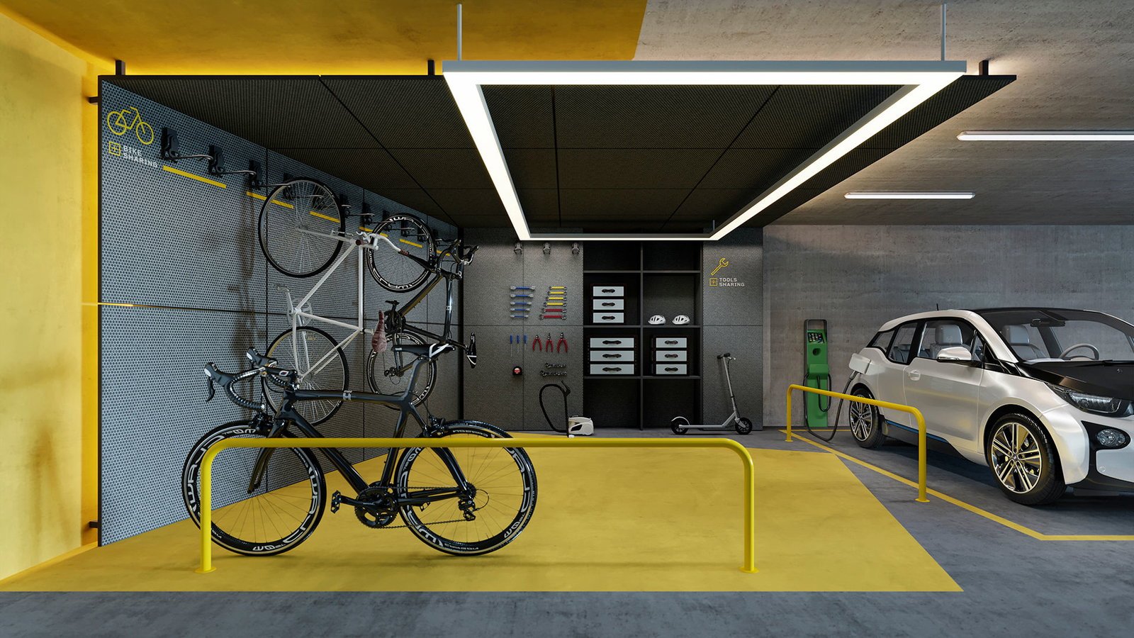 aplat-hacasa-studio-h-bicicletario-01 Apartamento no Studio H Residence em Joinville (SC) | HACASA