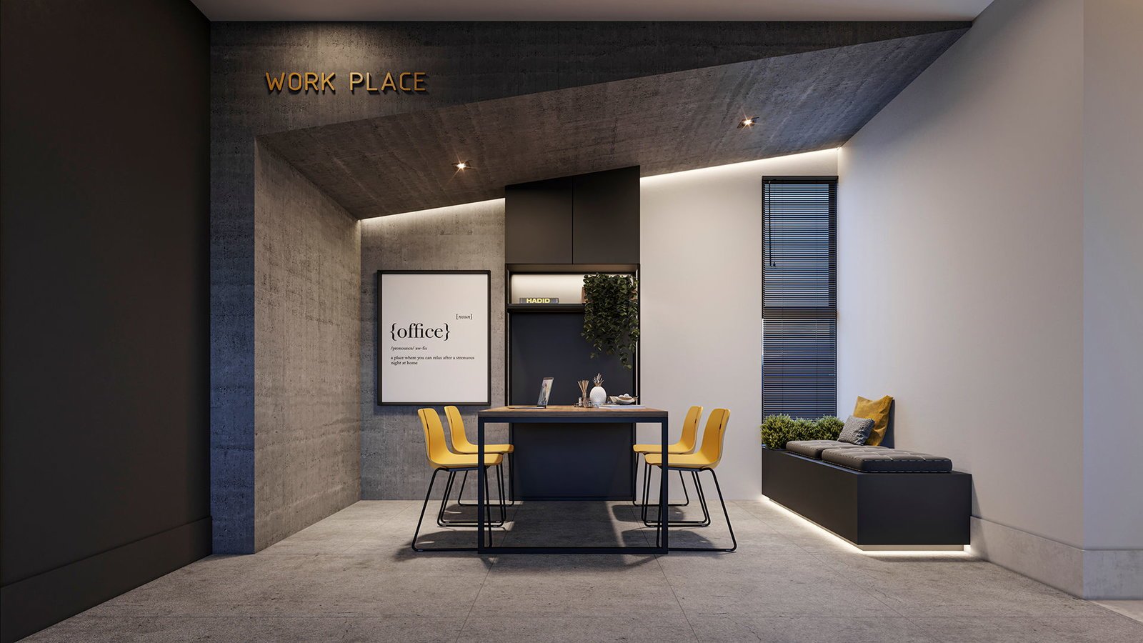 aplat-hacasa-studio-h-coworking-01 Apartamento no Studio H Residence em Joinville (SC) | HACASA