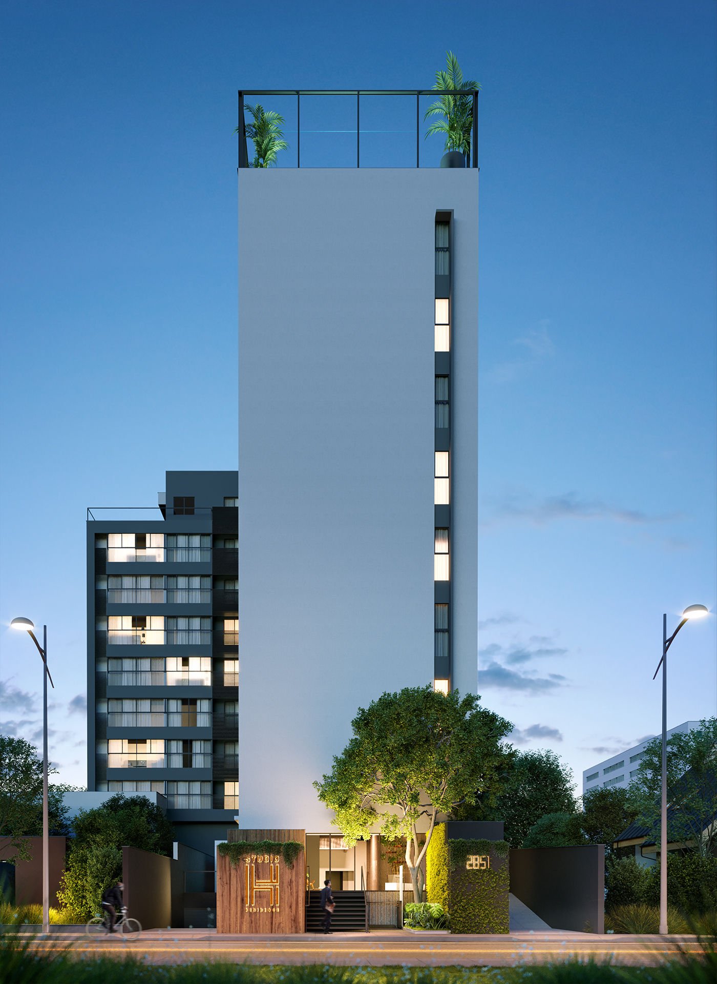 aplat-hacasa-studio-h-fachada-01 Apartamento no Studio H Residence em Joinville (SC) | HACASA