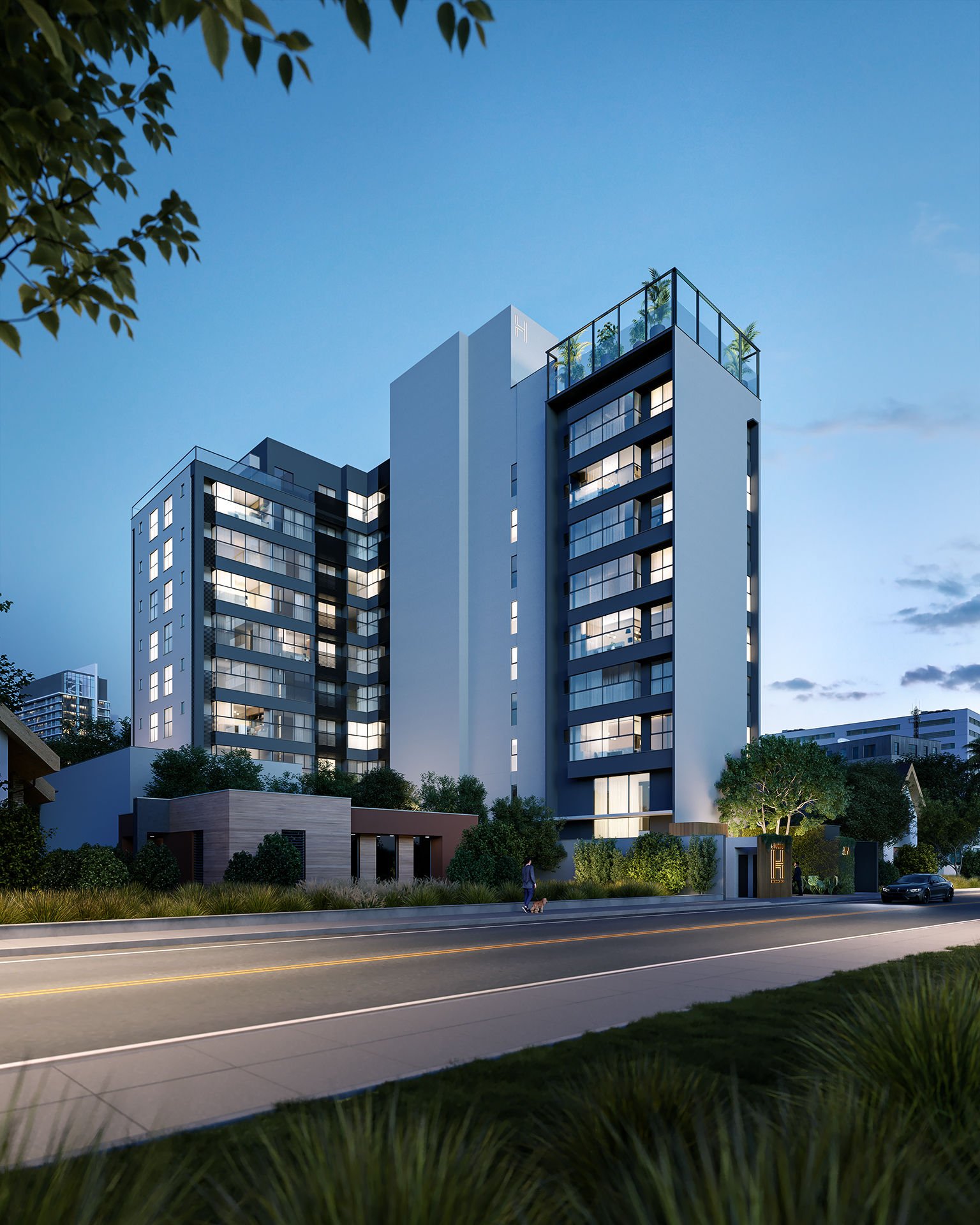aplat-hacasa-studio-h-fachada-03 Apartamento no Studio H Residence em Joinville (SC) | HACASA