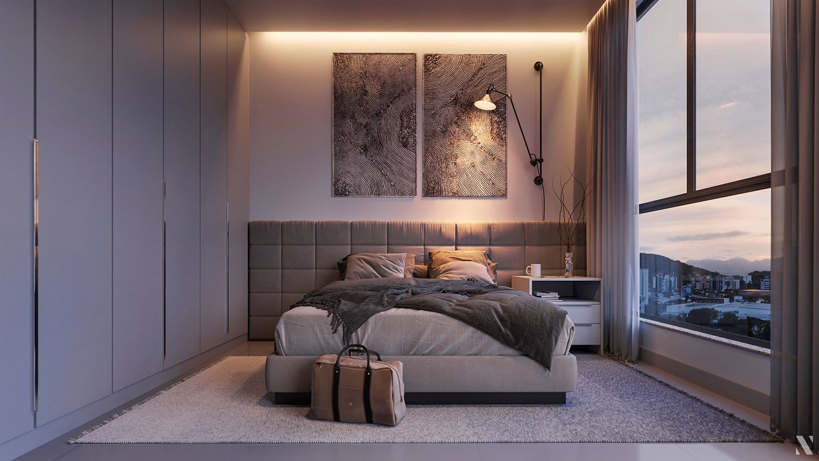aplat-hacasa-studio-h-suite-01 Apartamento no Studio H Residence em Joinville (SC) | HACASA
