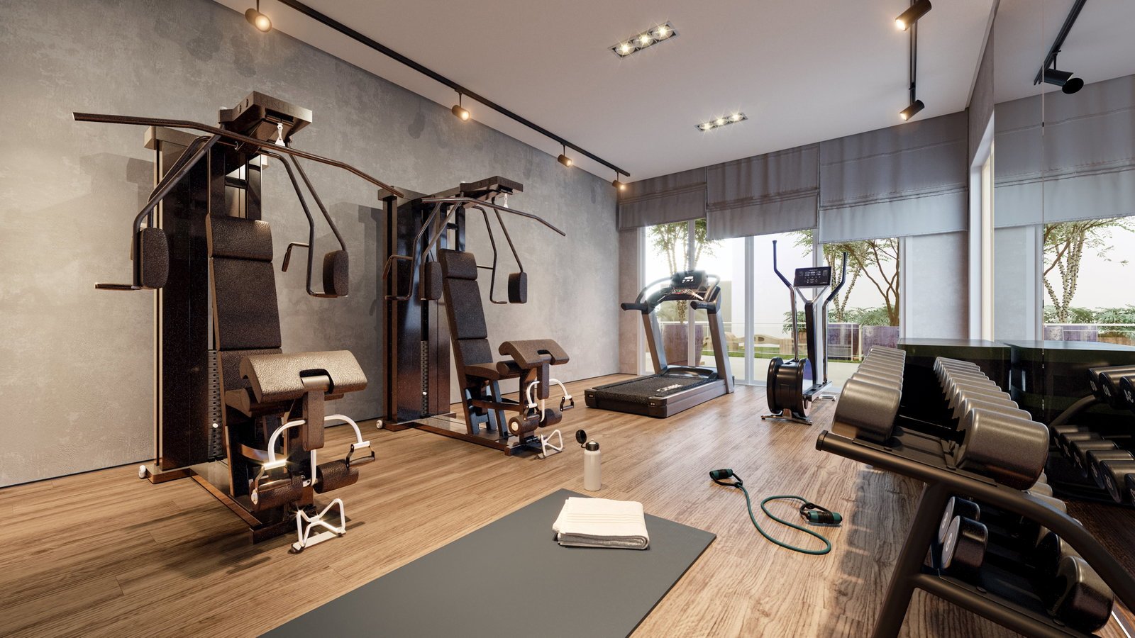 aplat-halsten-costa-club-academia-01 Apartamento no Costa Club Residencial em Joinville (SC) | HALSTEN