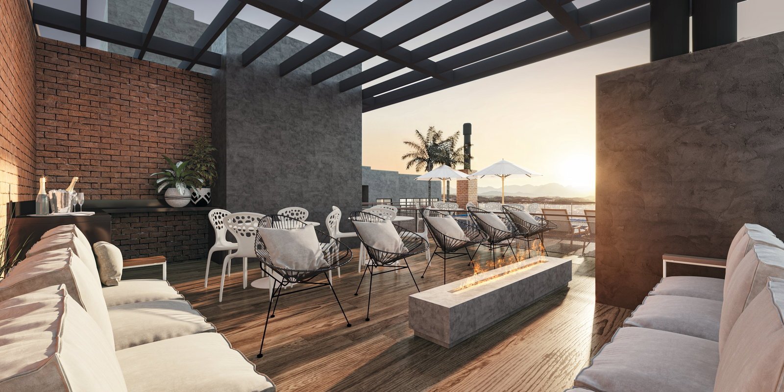 aplat-halsten-costa-club-lounge-01 Apartamento no Costa Club Residencial em Joinville (SC) | HALSTEN