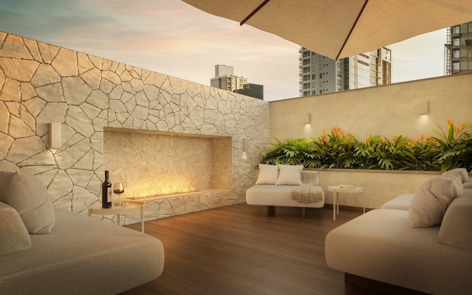 aplat-halsten-essenza-fireplace-01 Apartamento no Essenza em Balneário Piçarras (SC) | HALSTEN