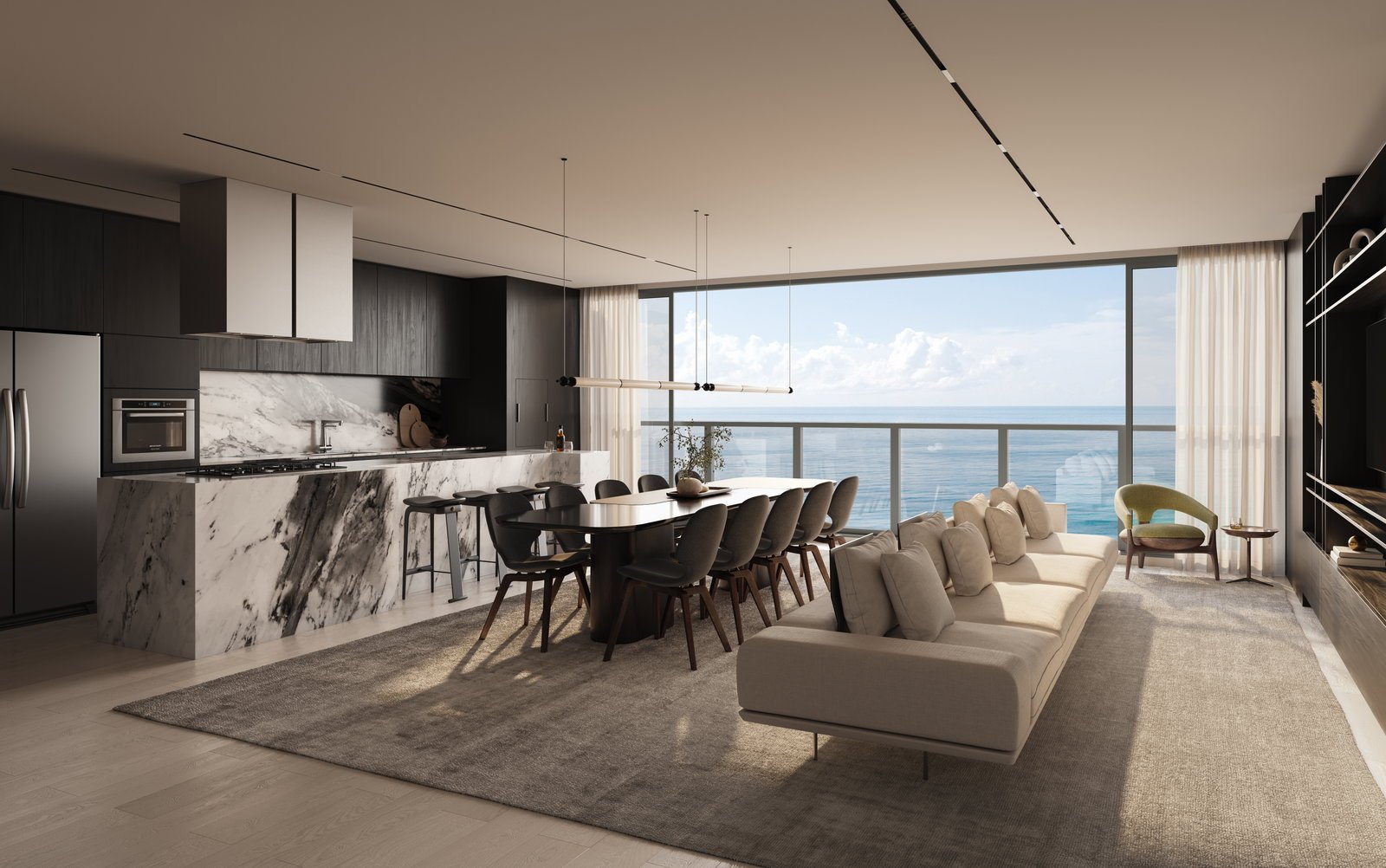 aplat-halsten-massimo-living-01 Apartamento no Massimo em Balneário Piçarras (SC) | HALSTEN