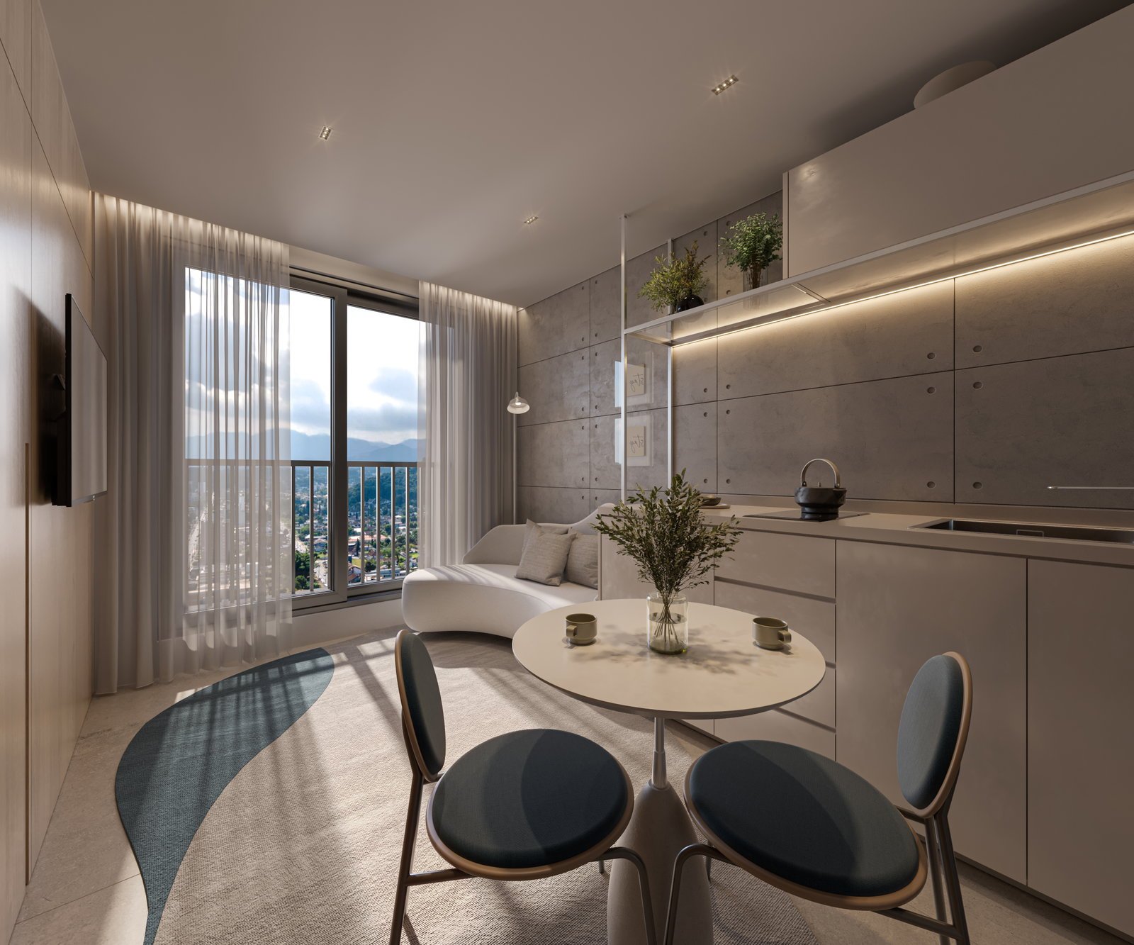 aplat-halsten-pulse-living-04 Apartamento no Pulse em Joinville (SC) | HALSTEN