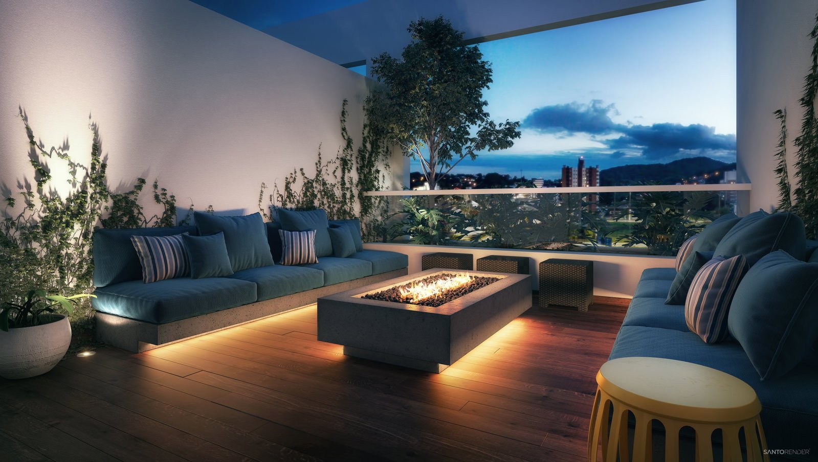 aplat-halsten-sollus-fireplace-01 Apartamento no Sollus Residencial em Joinville (SC) | HALSTEN