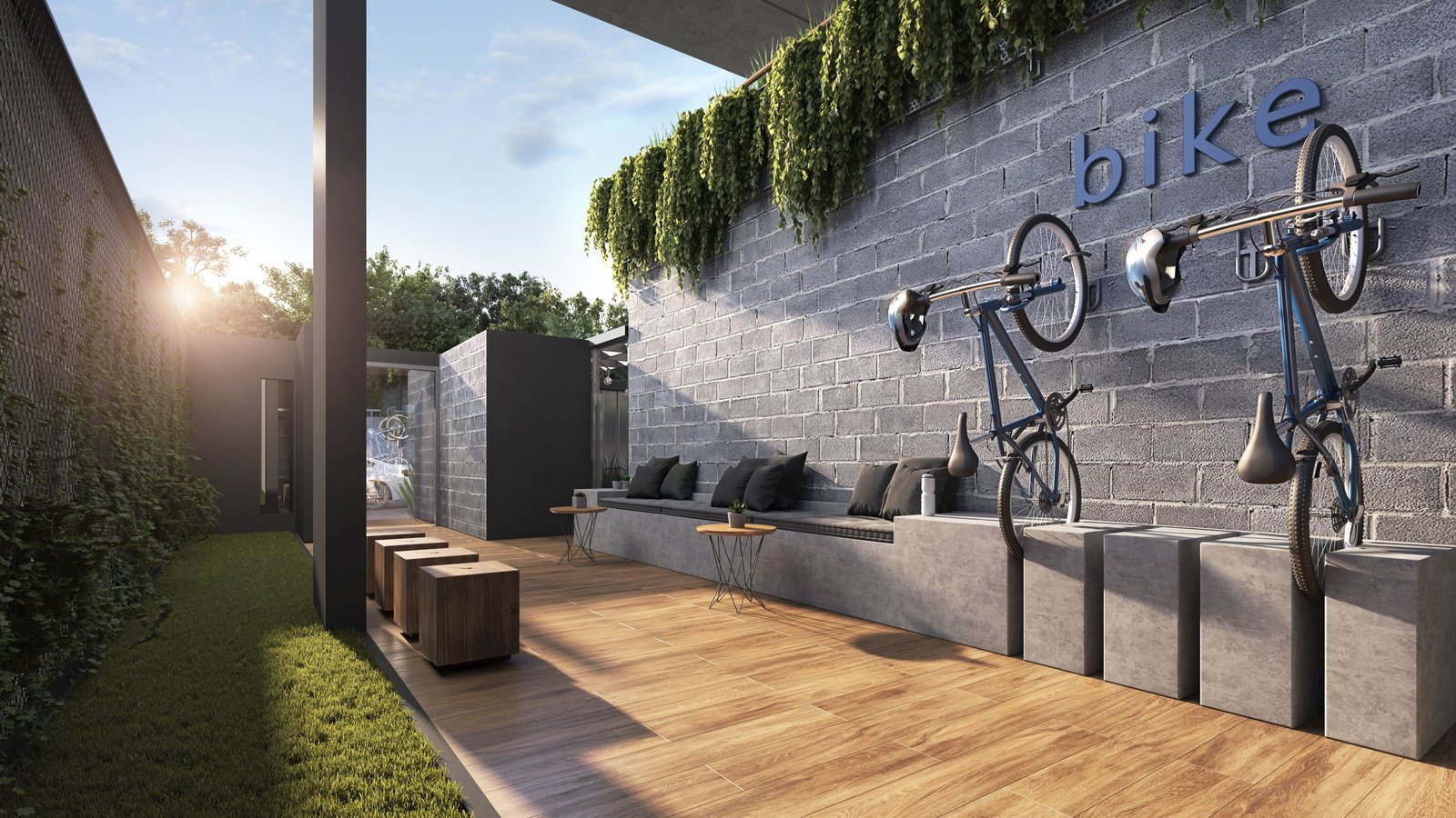 aplat-halsten-urban-295-bicicletario-01 Apartamento no Urban 295 Residencial em Joinville (SC) | HALSTEN