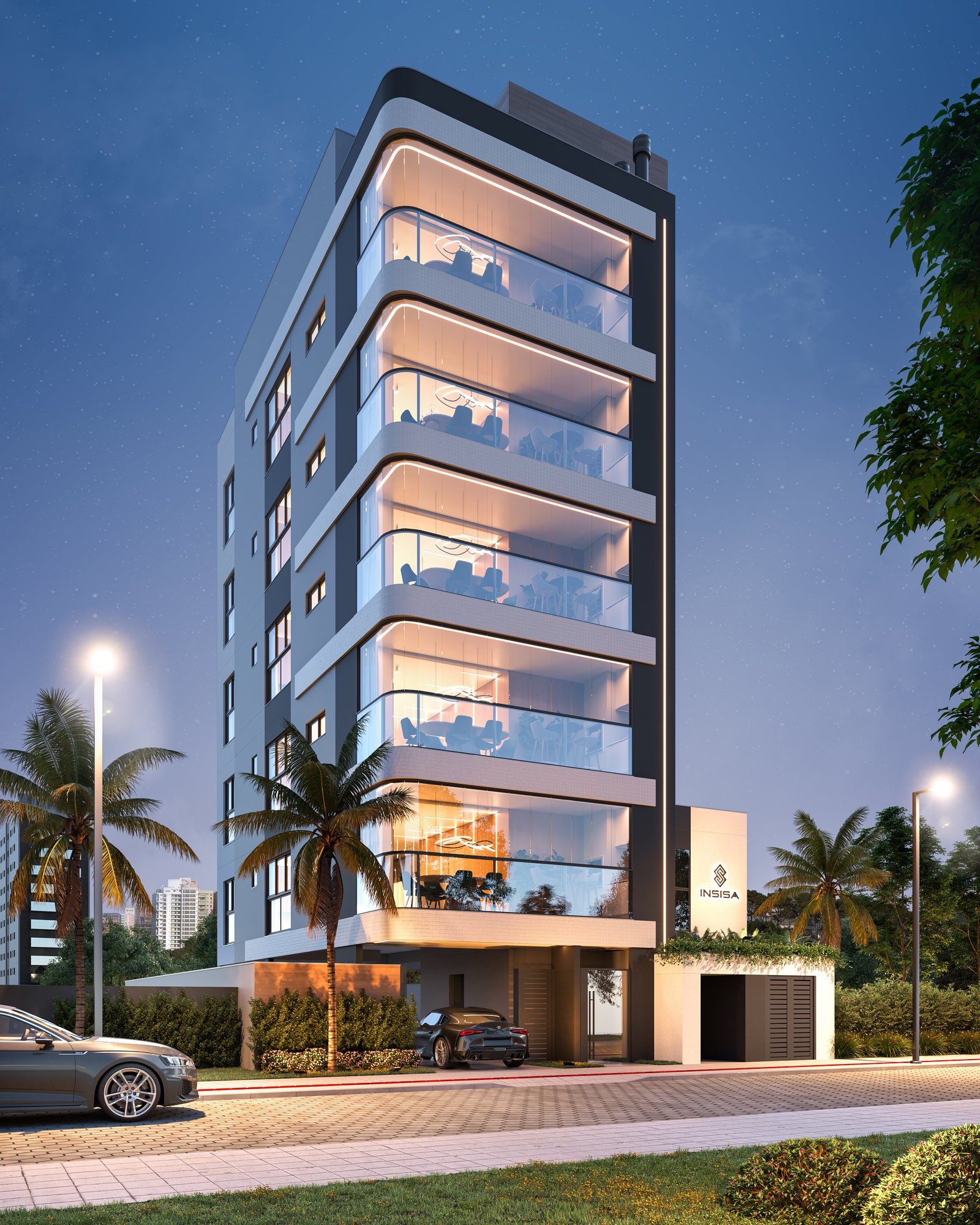 aplat-insisa-aruba-fachada-01 Apartamento no Aruba Residence em Balneário Piçarras (SC) | INSISA