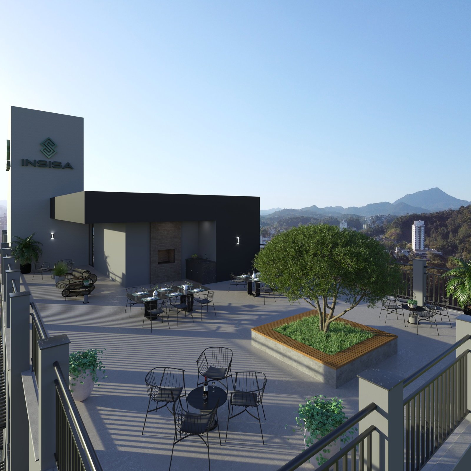 aplat-insisa-one-rooftop-01 Apartamento no One Residence em Blumenau (SC) | INSISA
