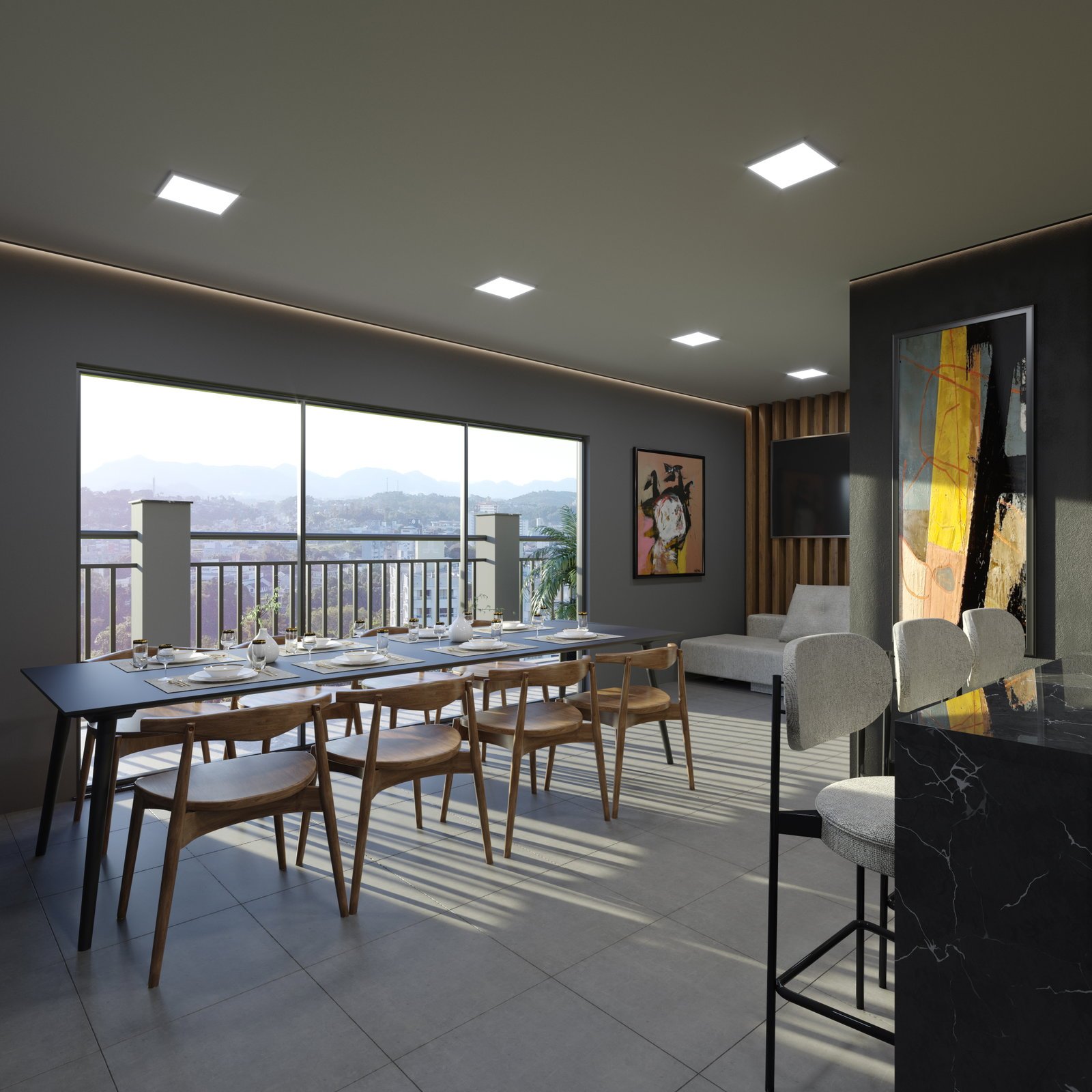 aplat-insisa-one-salao-festas-02 Apartamento no One Residence em Blumenau (SC) | INSISA