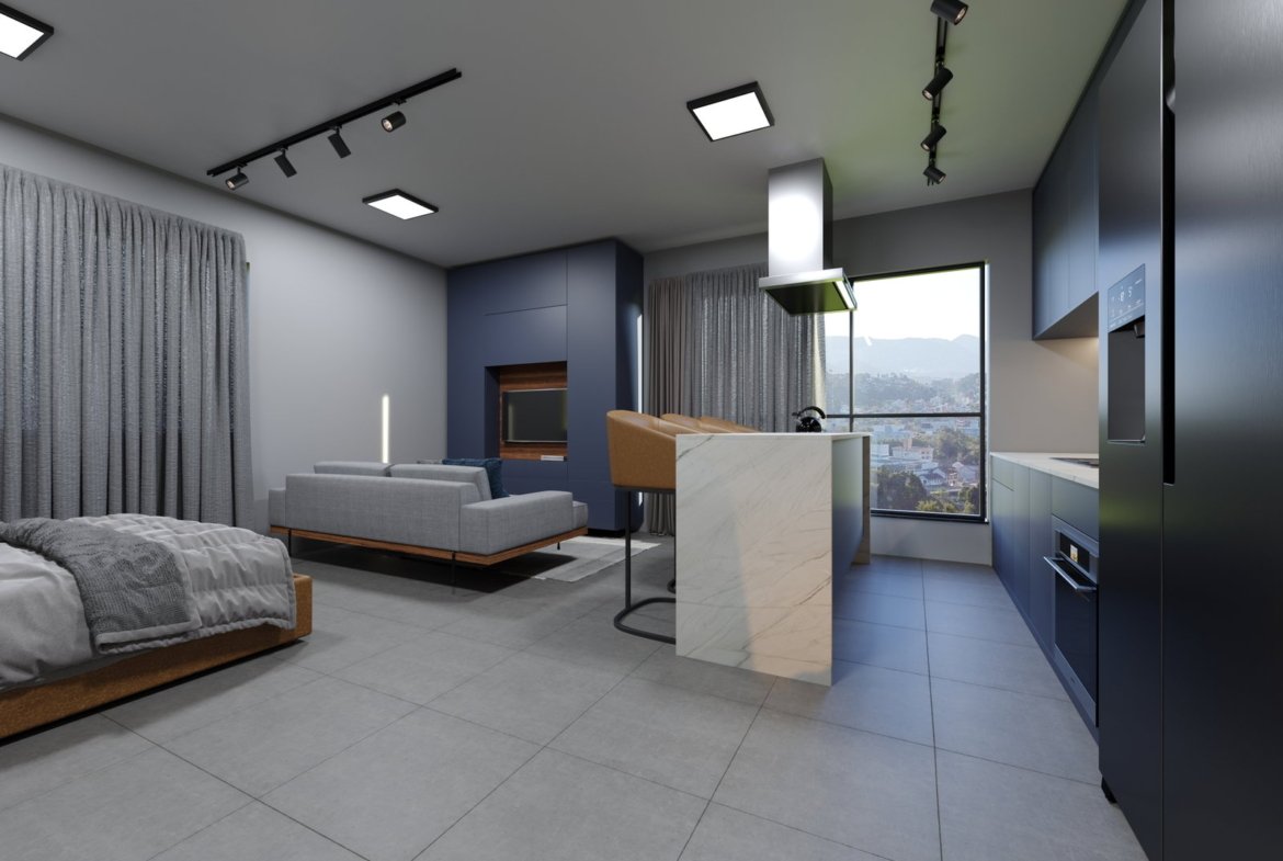 Apartamento no One Residence em Blumenau (SC) | INSISA