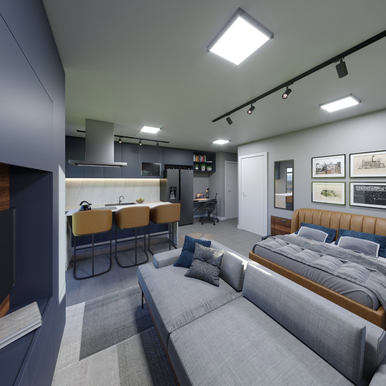 aplat-insisa-one-sutdio-02 Apartamento no One Residence em Blumenau (SC) | INSISA