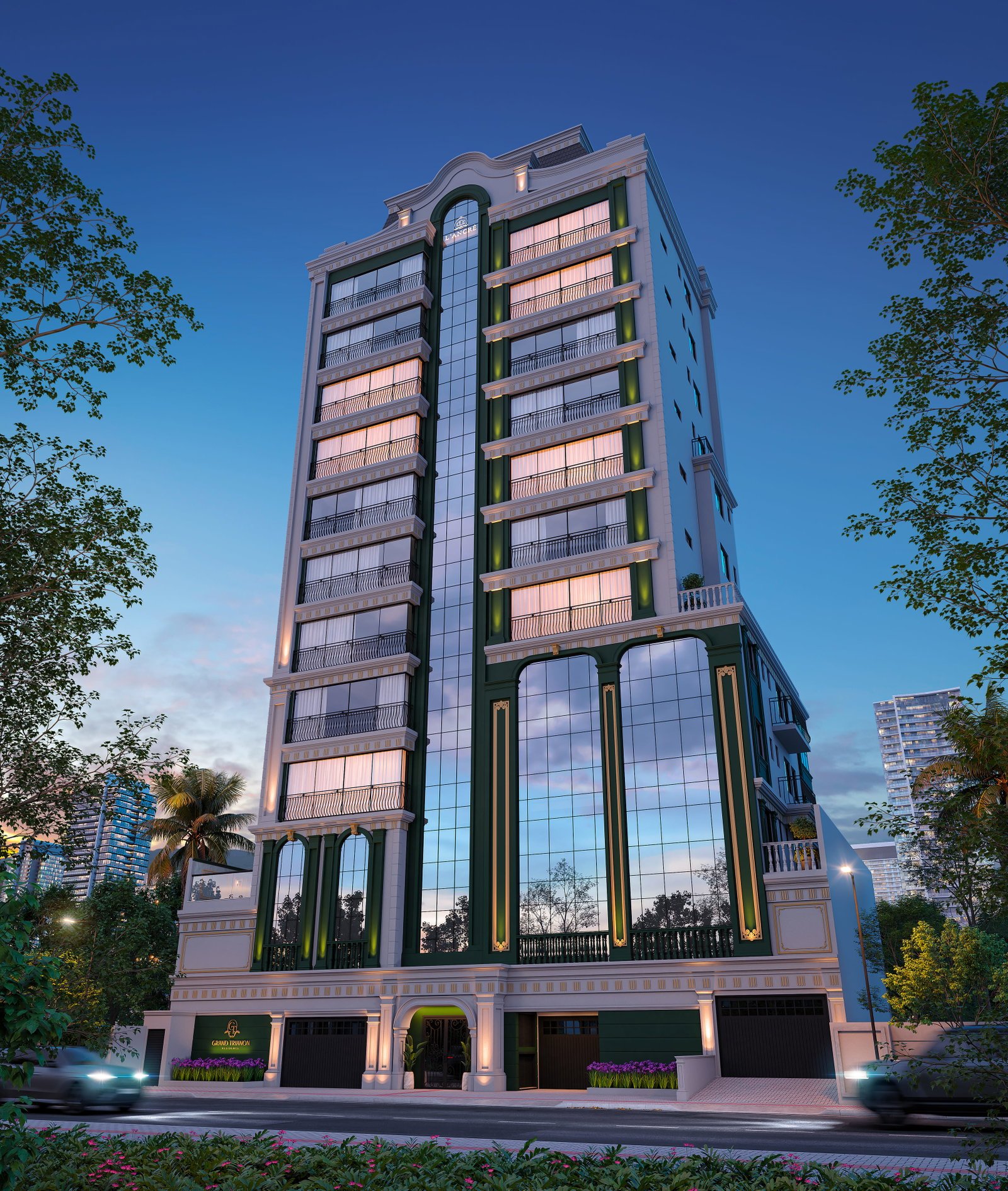 aplat-lancre-gran-trianon-fachada-05 Apartamento no Grand Trianon Residence em Balneário Piçarras (SC) | L’ANCRÊ