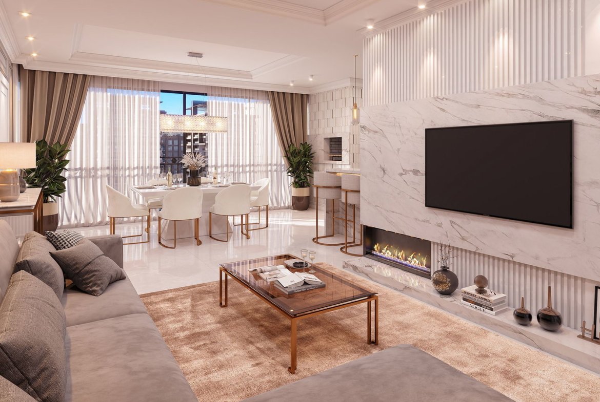 Apartamento no Grand Trianon Residence em Balneário Piçarras (SC) | L’ANCRÊ