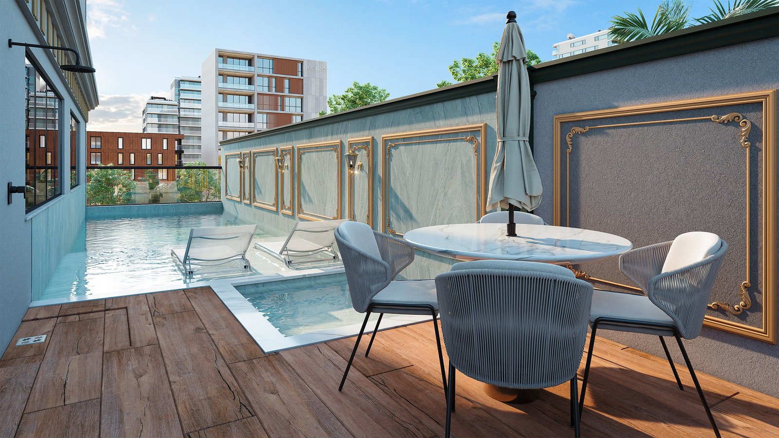 aplat-lancre-gran-trianon-piscina-01 Apartamento no Grand Trianon Residence em Balneário Piçarras (SC) | L’ANCRÊ