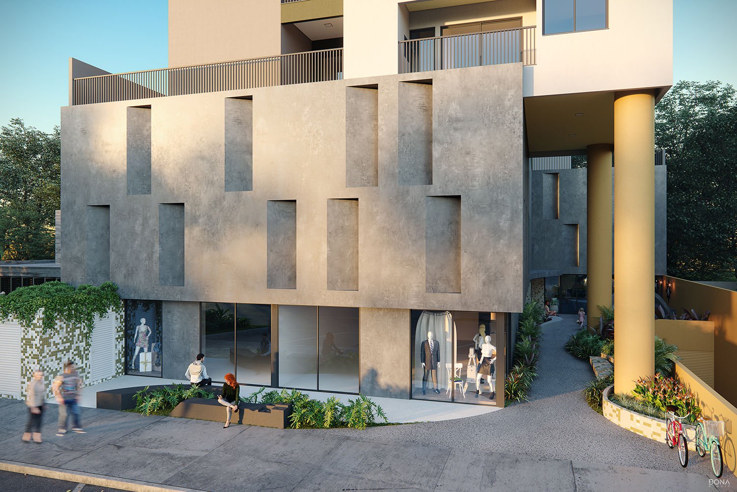 aplat-macodesc-colibri-fachada-03 Apartamento no Colibri em São Miguel do Oeste (SC) | MACODESC