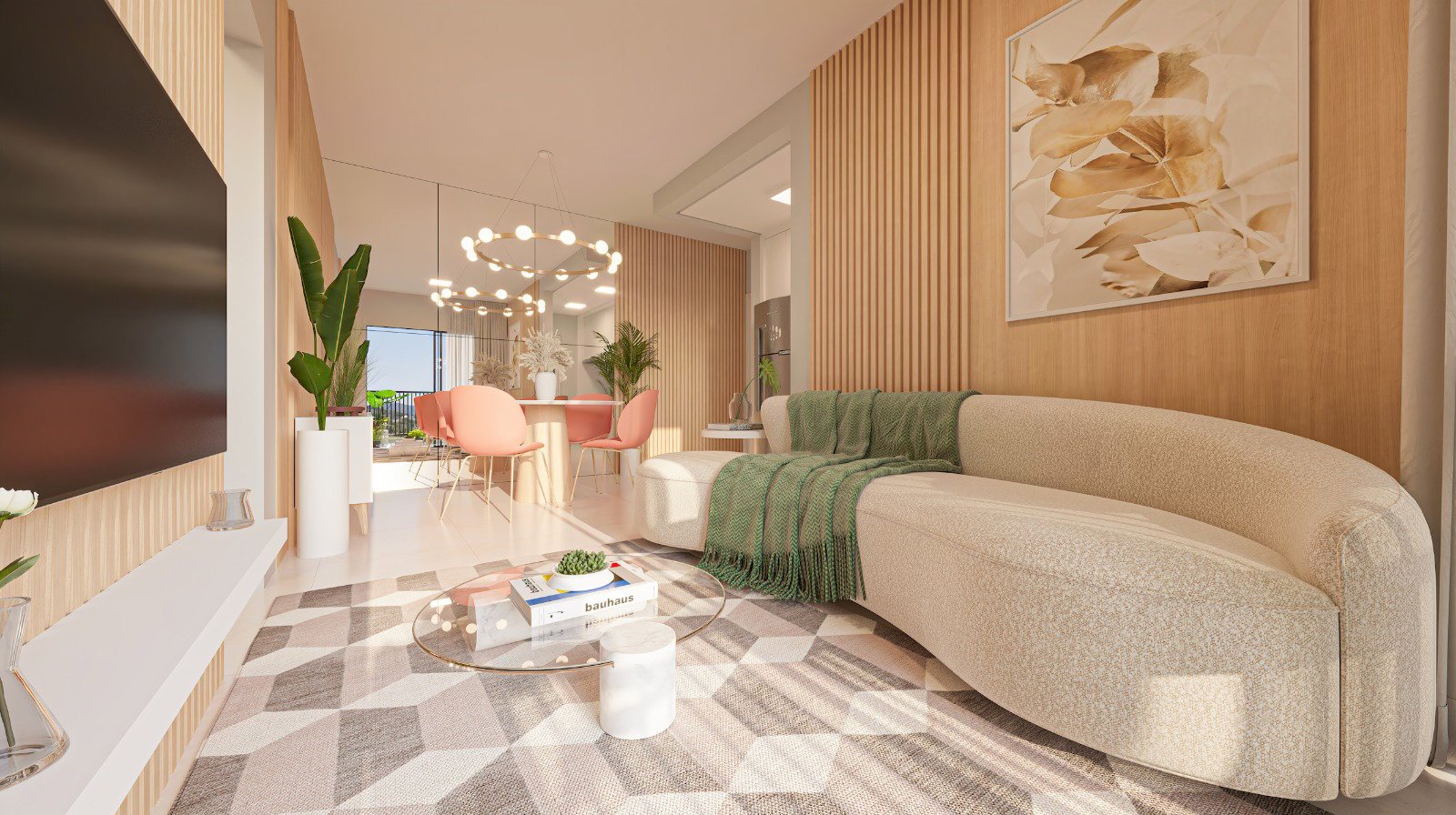 aplat-ms-botanic-club-living-01 Apartamento no Botanic Club Up House em Penha (SC) | MS