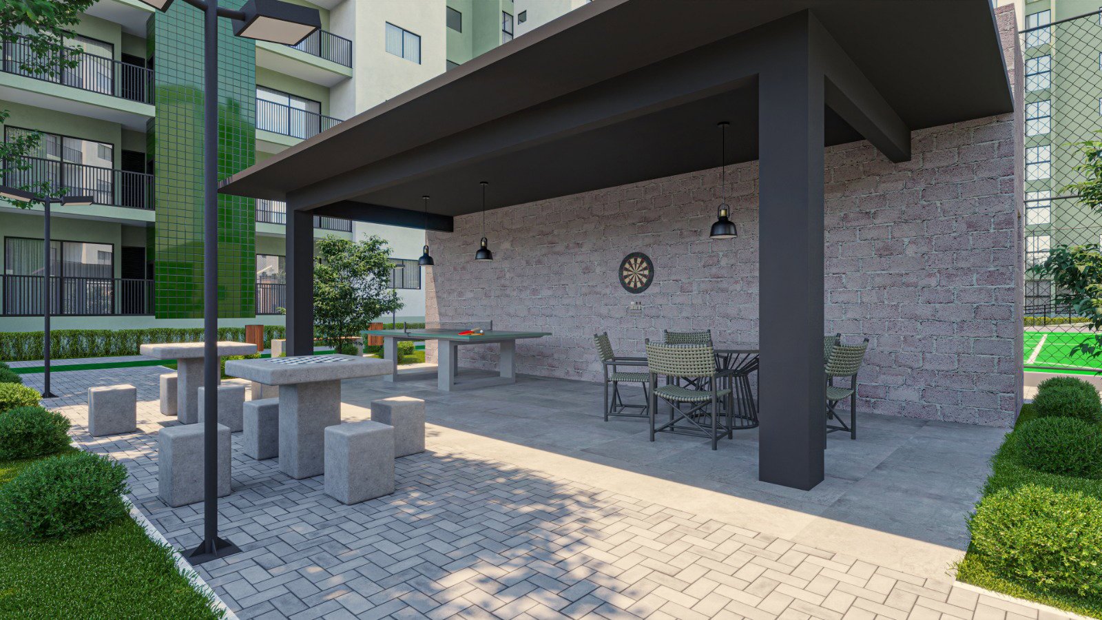 aplat-ms-botanic-club-quiosque-02 Apartamento no Botanic Club Up House em Penha (SC) | MS