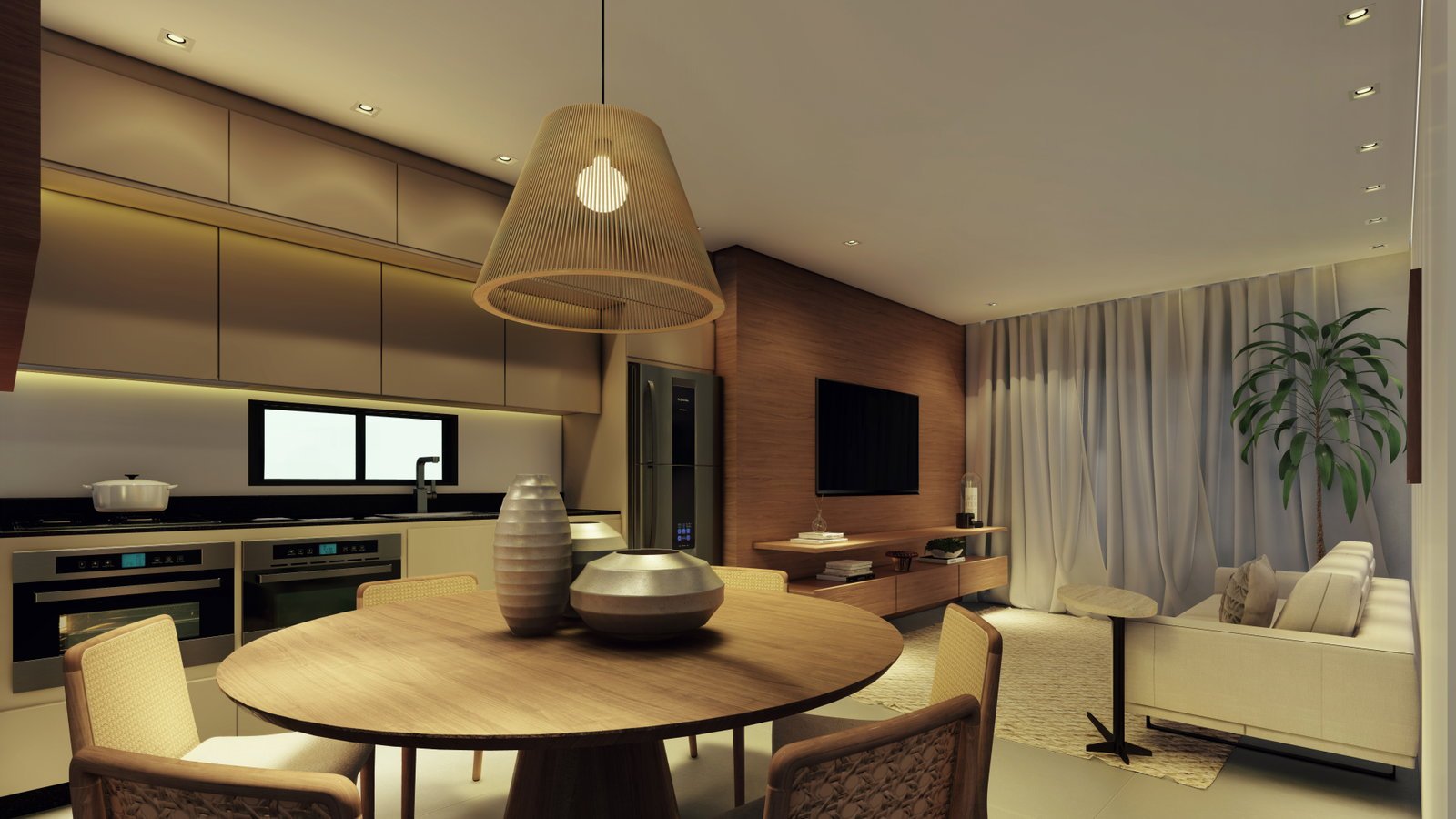 aplat-mx-sintra-living-01 Apartamento no Residencial Sintra em Balneário Piçarras (SC) | MX