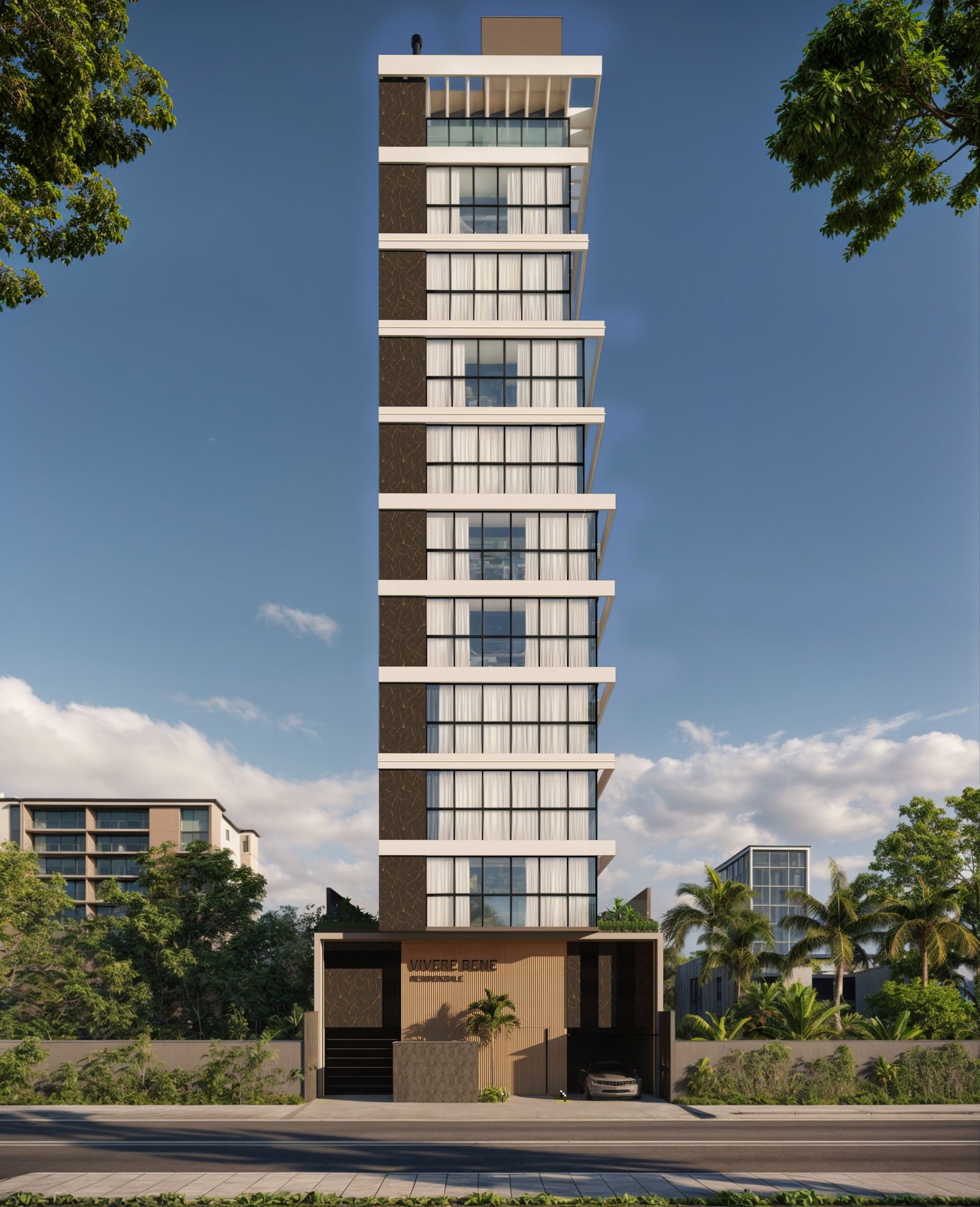 aplat-nv-vivere-bene-fachada-01 Apartamento no Residencial Vivere Bene em Balneário Piçarras (SC) | NV