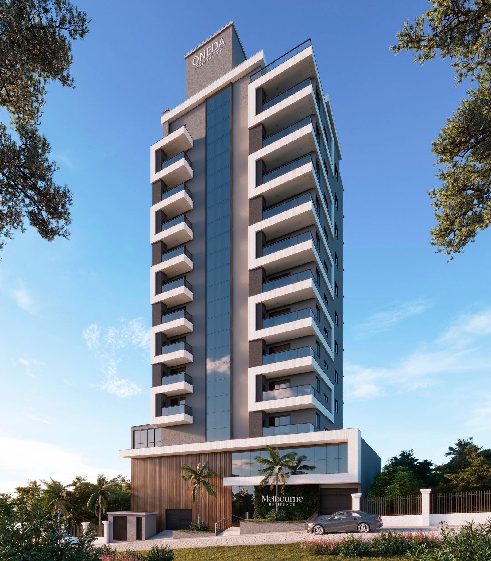 aplat-oneda-melbourne-fachada-01 Apartamento no Melbourne Residence em Balneário Piçarras (SC) | ONEDA