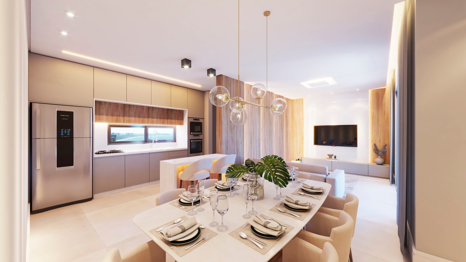 aplat-oneda-melbourne-living-cobertura-01 Apartamento no Melbourne Residence em Balneário Piçarras (SC) | ONEDA