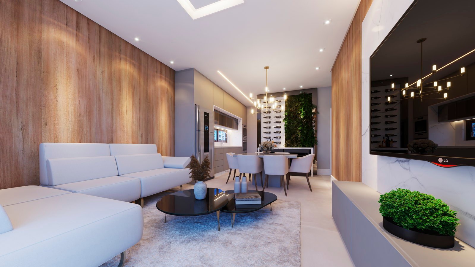 aplat-oneda-melbourne-living-tipo-01 Apartamento no Melbourne Residence em Balneário Piçarras (SC) | ONEDA