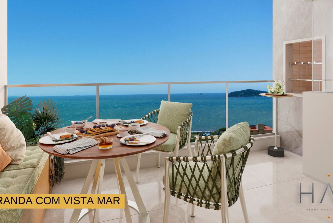 Apartamento no HAV Penha Clube Praia em Balneário Piçarras (SC) | OX