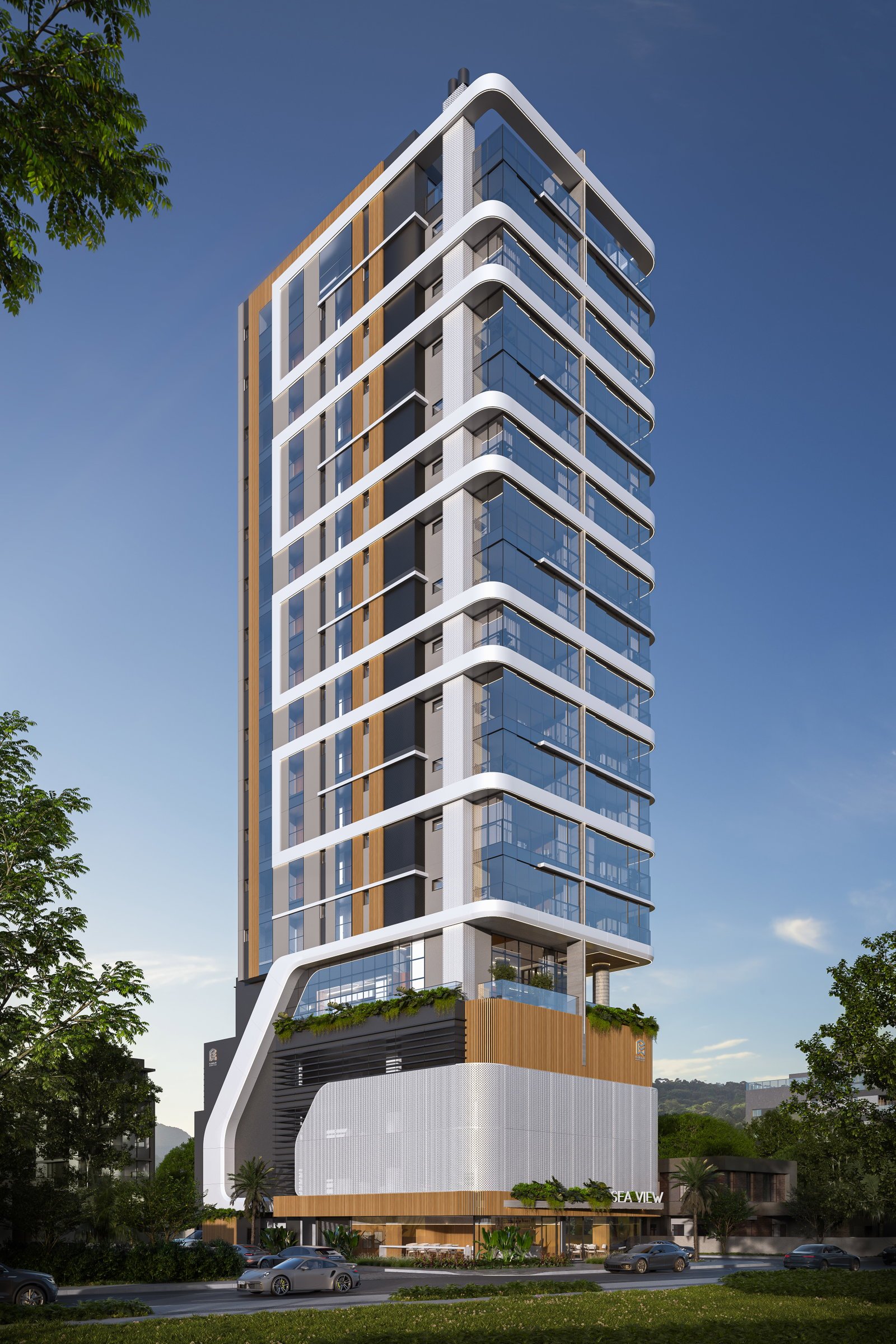 aplat-planolar-seaview-fachada-02 Apartamento no Residencial Seaview em Balneário Piçarras (SC) | PLANOLAR
