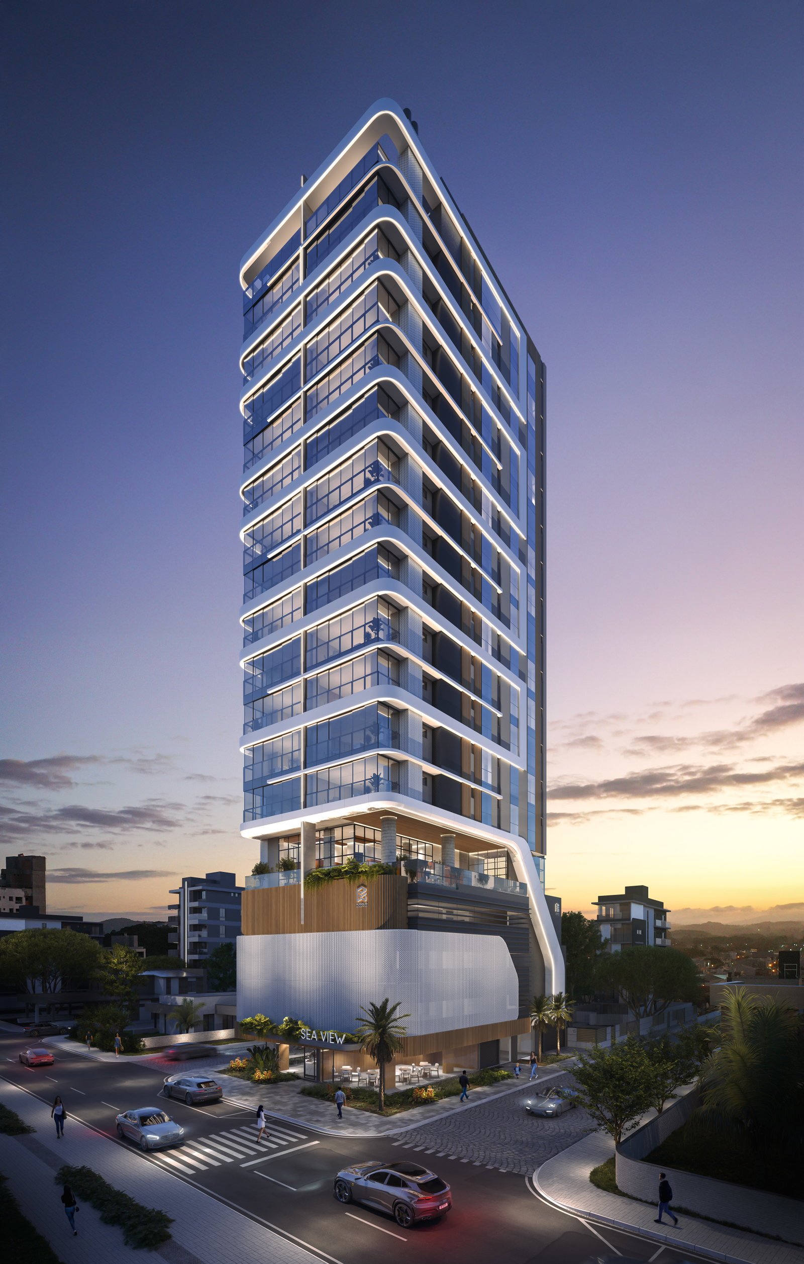 aplat-planolar-seaview-fachada-04 Apartamento no Residencial Seaview em Balneário Piçarras (SC) | PLANOLAR