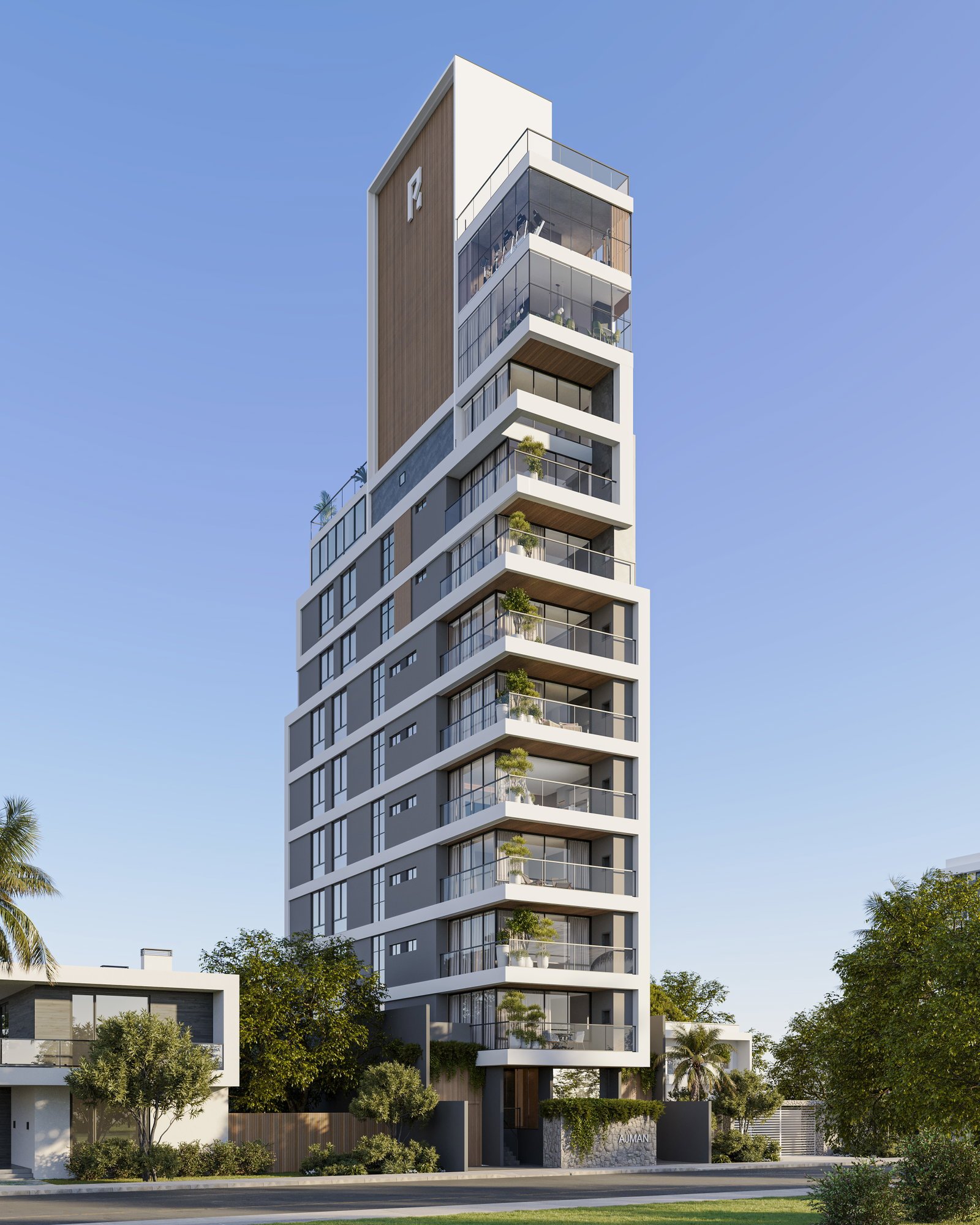 aplat-raldi-ajman-fachada-03 Apartamento no Ajman Prime Living em Balneário Piçarras (SC) | RALDI