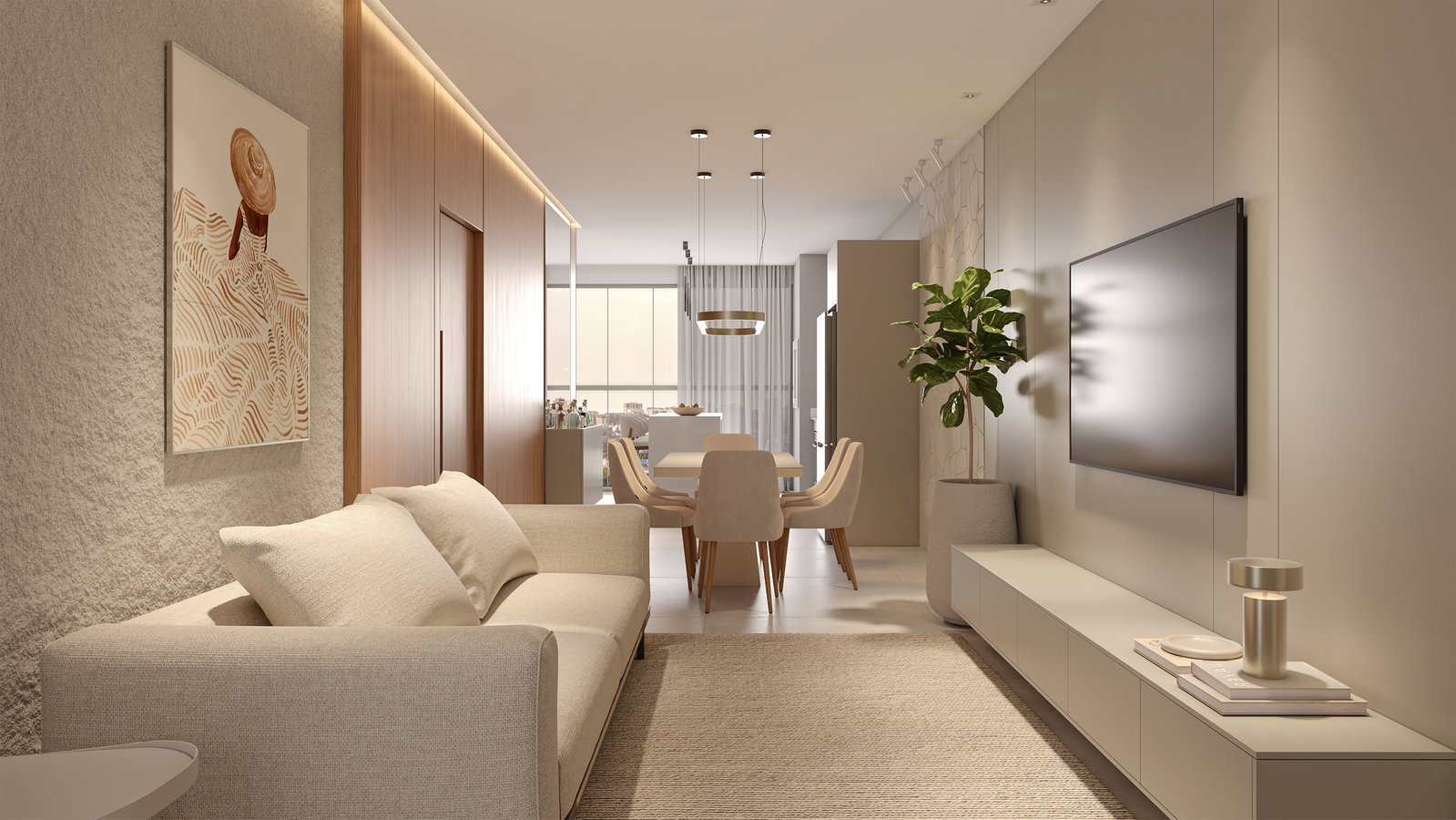 aplat-raldi-riade-living-01 Apartamento no Riade Residencial em Indaial (SC) | RALDI
