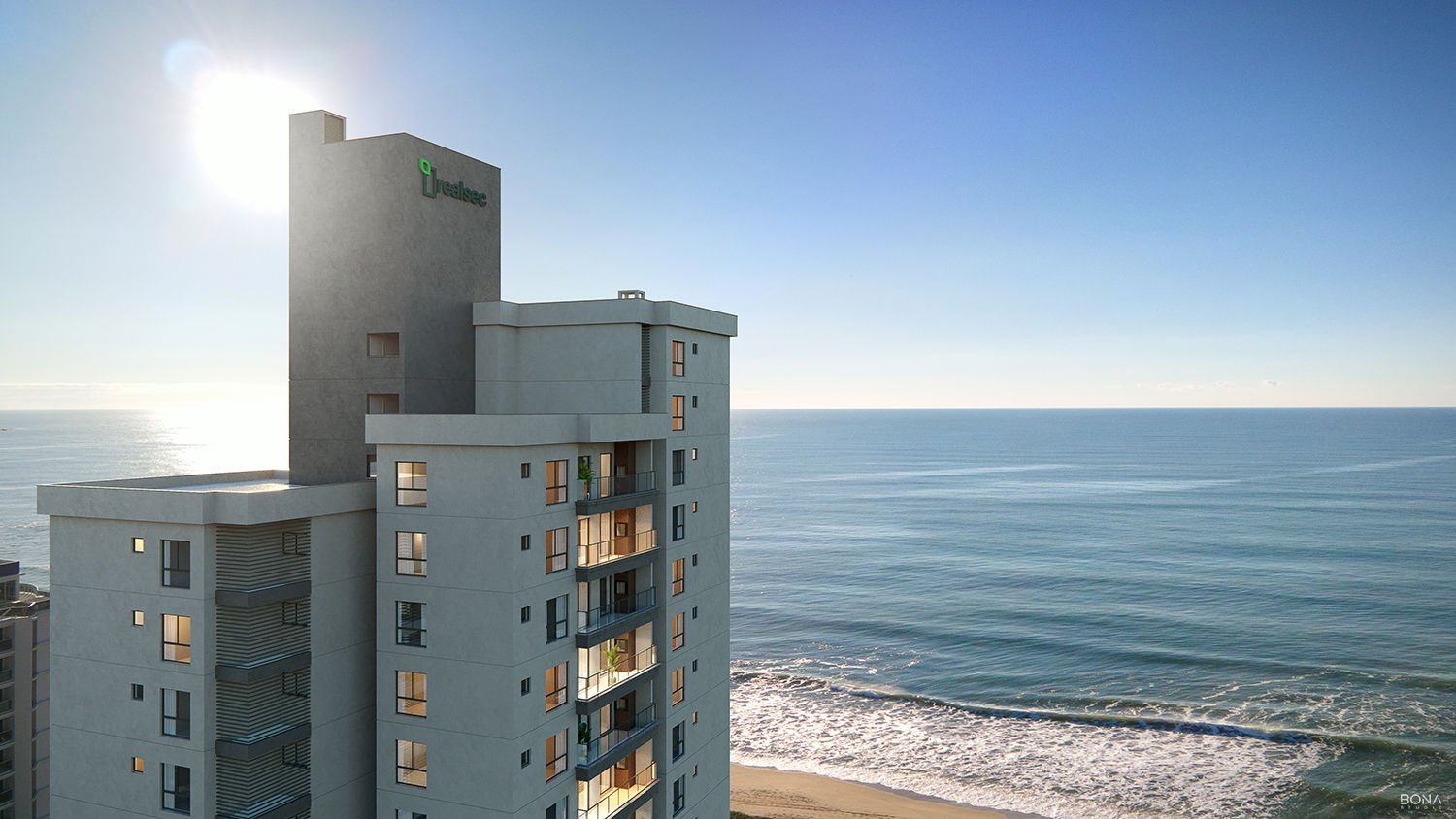 aplat-realsec-barra-beach-fachada-01 Apartamento no Residencial Barra Beach em Barra Velha (SC) | REALSEC