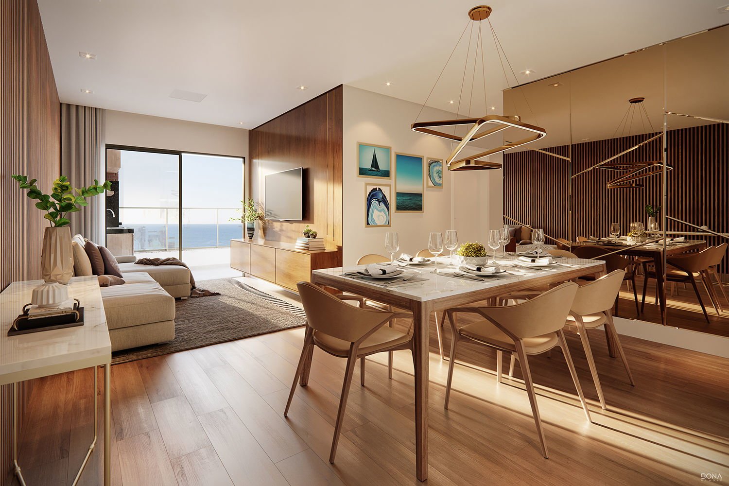 aplat-realsec-barra-beach-living-01 Apartamento no Residencial Barra Beach em Barra Velha (SC) | REALSEC